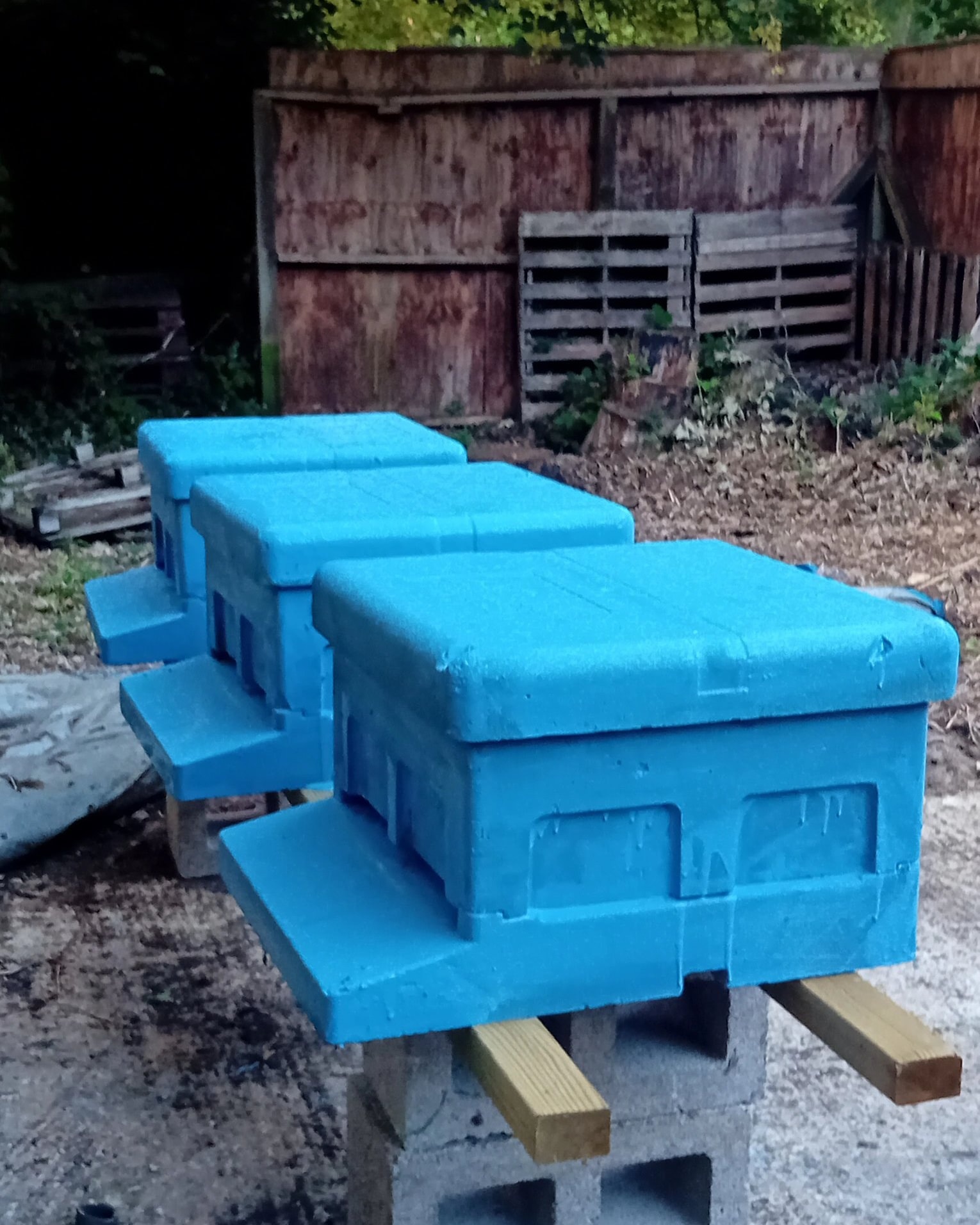 A new set of hives at Thirtover.