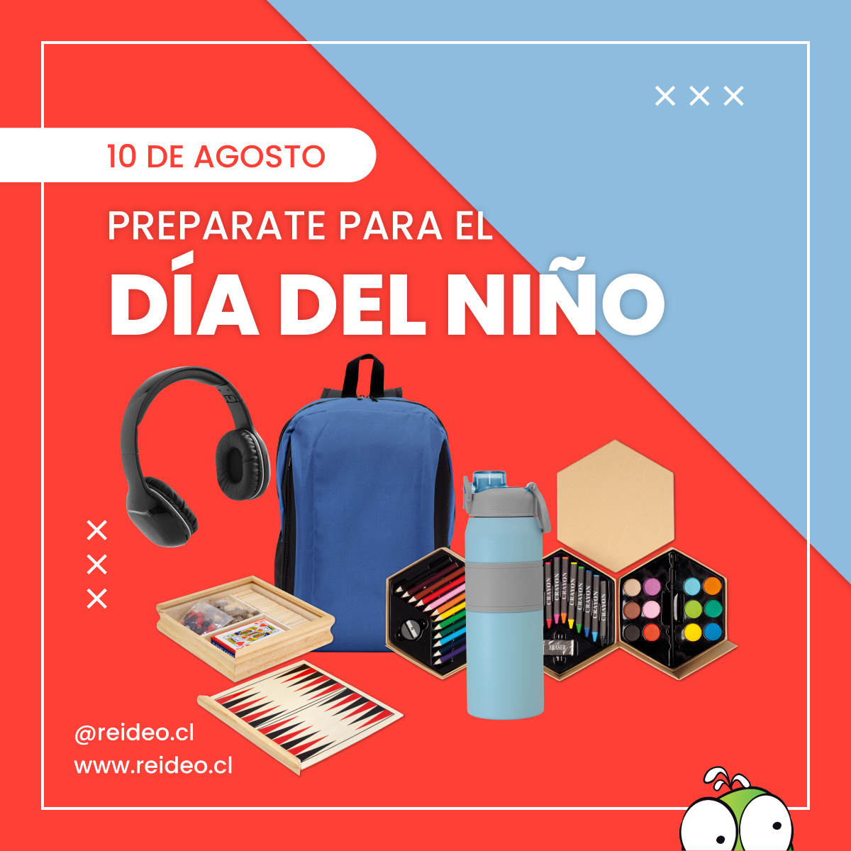 CELEBRA A LOS MÁS PEQUEÑOS DE LA CASA 👧👦🎉🎈
En nuestra web podrán encontrar catálogos con la temática más importante del rubro promocional. WWW.REIDEO.CL 👈
📱+56947547994
🌐 ventas@reideo.cl
✉️ ventas2@reideowebler.com
#diadelniño #medioambiente #merchandisingchile #merchandisingempresarial #regalospublicitarioschile #regalospublicitarios #empresas #santiago #chile #conlogo #regalo #lapicespersonaliza