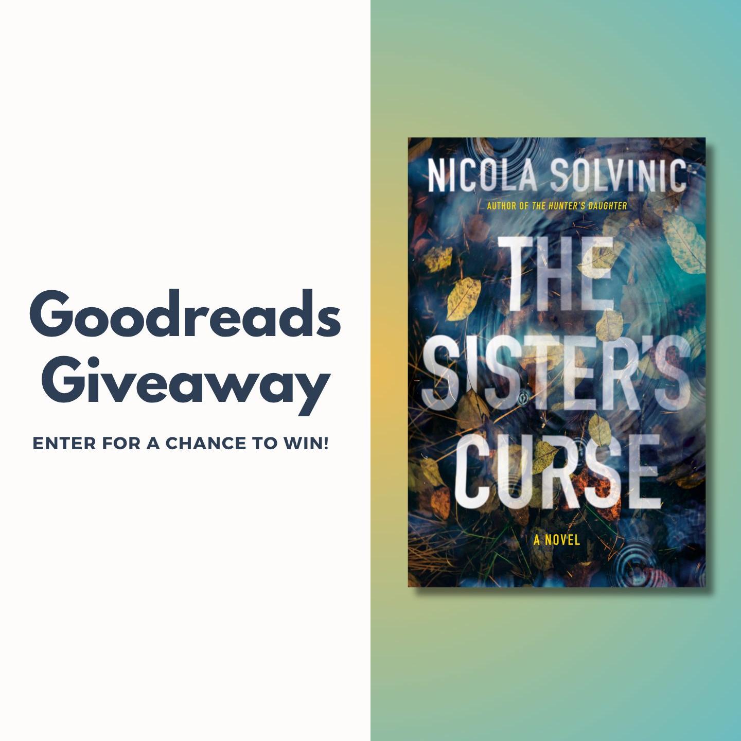 🚨 More exciting news for The Sister’s Curse! In partnership with @berkleypub, my book is part of the @goodreads Summer Giveaway - starting NOW! From June 25 to July 22, you have a chance to win one of 20 advance reading copies of my thrilling second book.
🎉Don’t miss it! (link in bio - visit my linktree)
#nicolasolvinic #thesisterscurse #goodreadsgiveaway #crimethriller #mysteryreads #bookgiveaway #summerreads