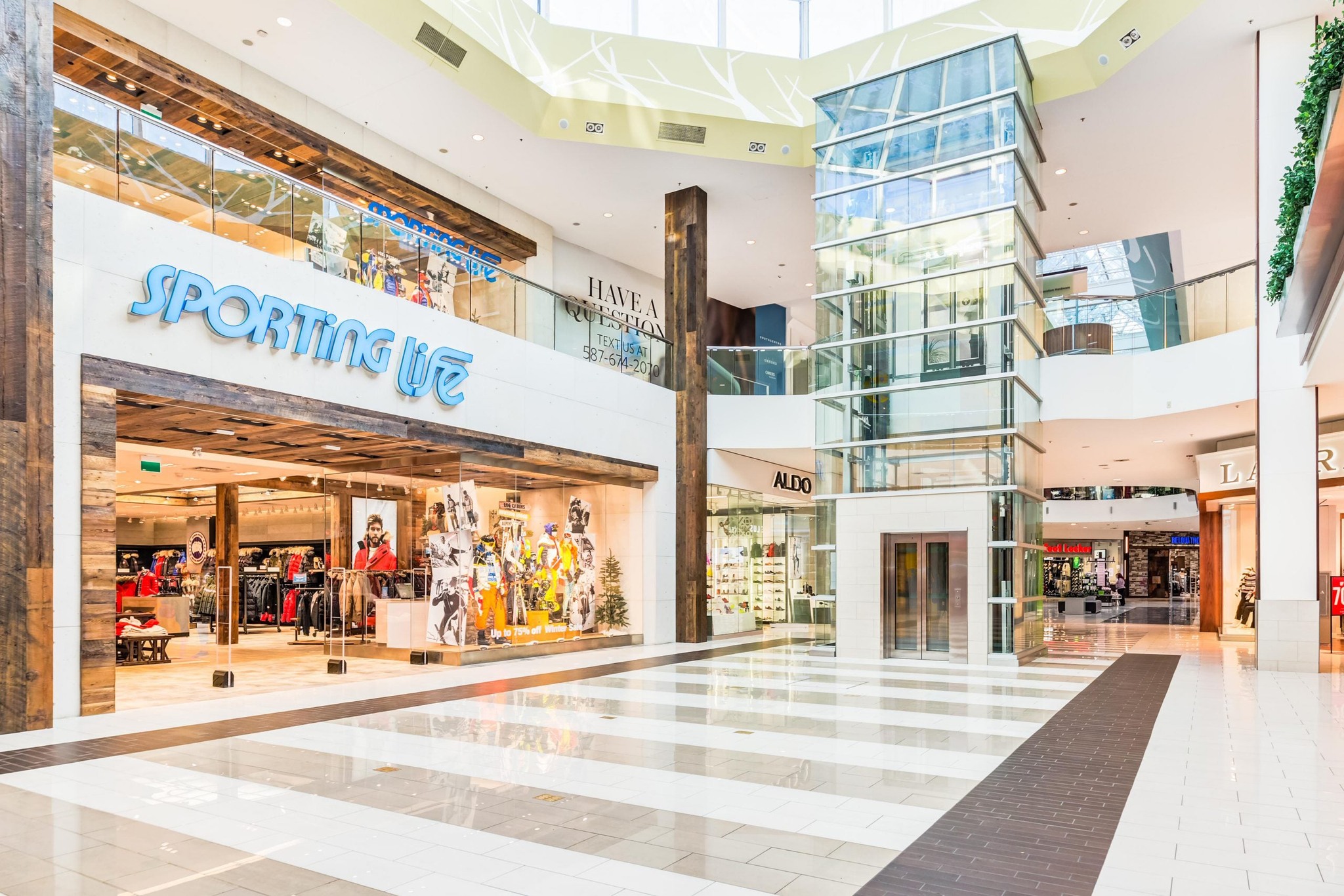 Clean, durable, and made to last. MAF supplied custom railings, fountain spouts, and elevator panels at Southcentre Mall, supporting both safety and style in one of Calgary’s busiest shopping centres. #MAFfabrication #SouthcentreMall #CustomMetalwork