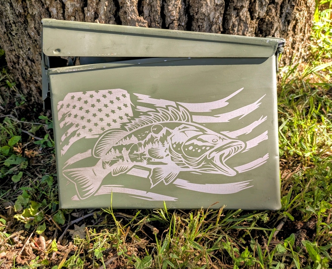 We always enjoy a new project! These custom ammo cans are built to last, crafted from heavy-gauge steel, completely water/airtight and made in the USA. These are an awesome gift for anyone!