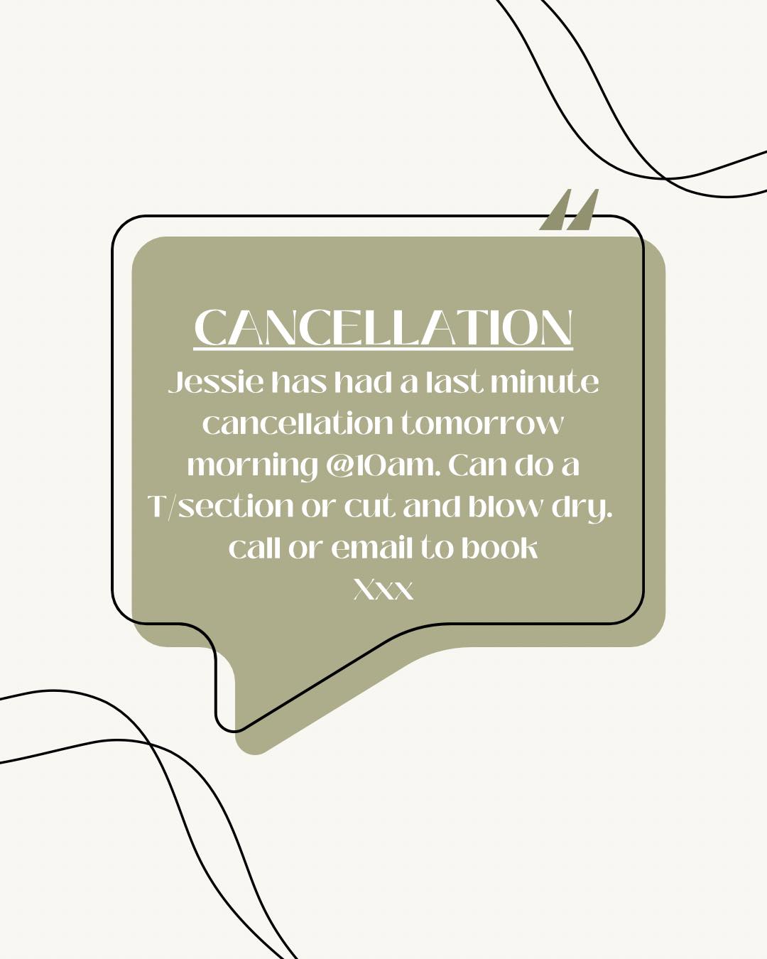 Jessie has a space in the morning if anyone would like to snap that up. It’s at 10am on Wednesday 16th
Call us on 01326 212132 or email info@theprioryfalmouth.co.uk
♥️♥️♥️