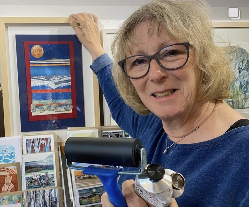 Gill is the founder of Open Studios Hebrides and is open again this year in her studio in Vatisker.
Article in WeLoveStornoway:
Lewis printmaker inspired by landscapes
Gill Thompson was just 12 years old when she started out in the world of printmaking. Over 60 years on and Gill, originally from London but who now lives and works on the Isle of Lewis is still gripped by the process.
She explained: “I inherited a very basic lino-printing kit with a wooden handle and rusty blades when I was about 12 yrs old and began using it to make Christmas cards. I graduated to better tools, slowly teaching myself ways to develop my printmaking efforts.
“I always thought printmaking began and ended with lino-printing but that is far from the case,” added Gill who trained in North Carolina in Theatre Design and will be one of 45 printmakers exhibiting at the forthcoming Printmakers of Scotland Festival at Stirling University from August 15 to 17.
Read the full story here:
https://welovestornoway.com/index.php/articles/39164-lewis-printmaker-inspired-by-landscapes
We have a fantastic group of members who will be opening their studios on the 24, 25 & 26 July and 31 July, 1 & 2 August.
#OpenStudiosHebrides #OpenStudios #LocalArtistShowcase #OuterHebrides #IsleOfLewis #IsleOfHarris #Crafts #ArtsAndCrafts #Artists #ScottishArtistsAndMakers #Stornoway #Hebrides