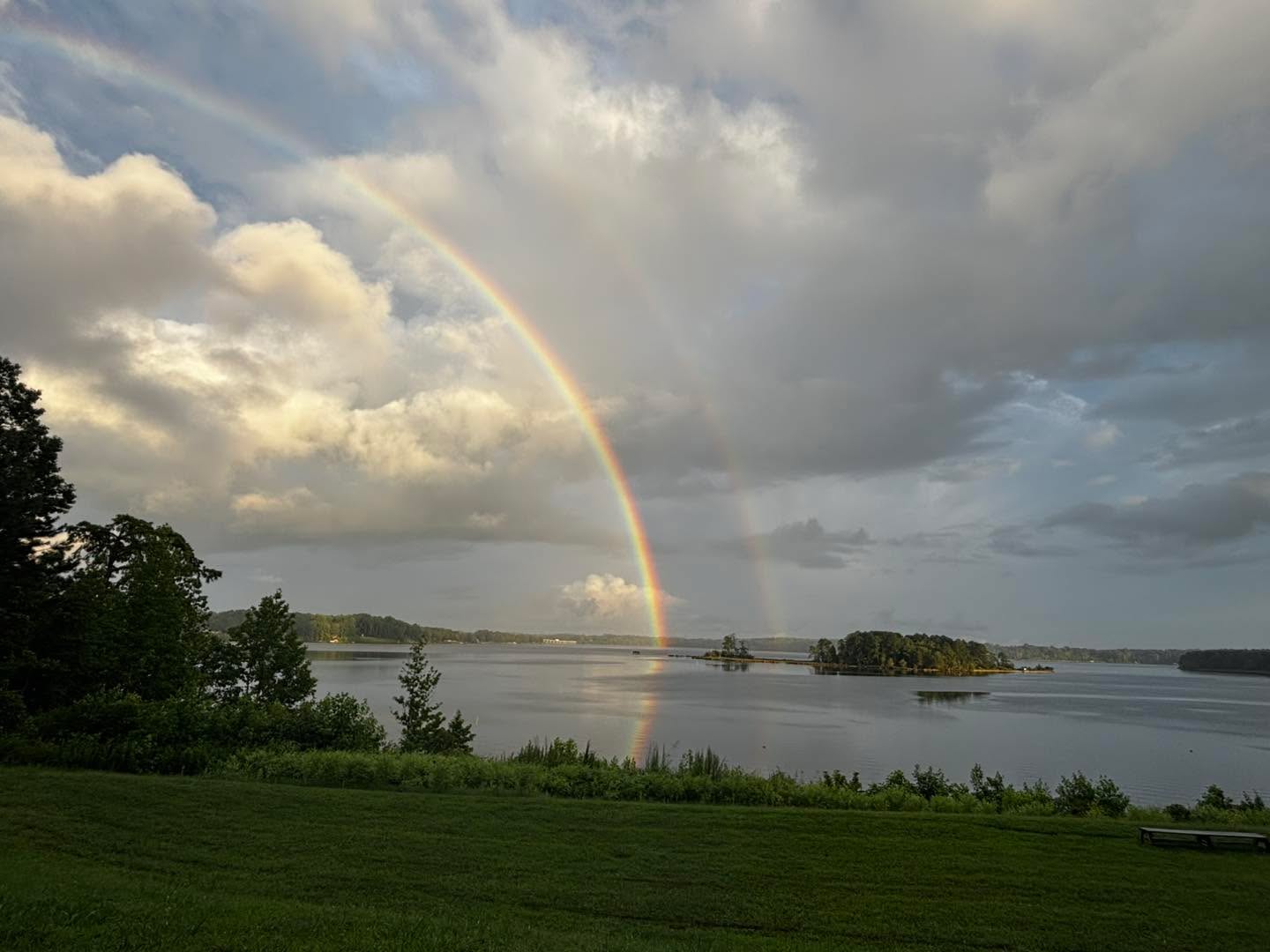 It’s been a good day here on the Piankatank. The rain did not stop our fun! Ending the day with reminders of God’s promises tho us.