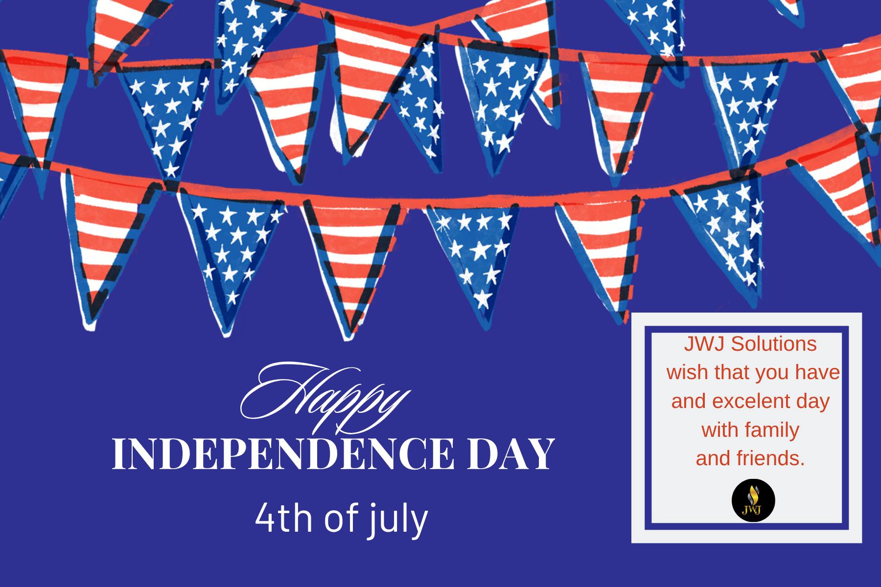 The office will be closed on July 4th in observance of the Independence Day.