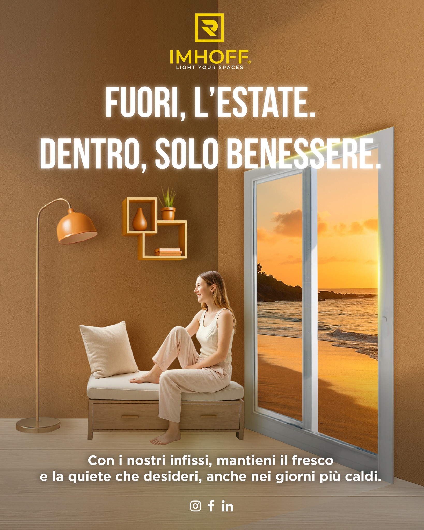Fuori il caldo estivo… dentro solo comfort e tranquillità. 🌞
Proteggi la tua casa al fresco, con infissi e porte che uniscono design e isolamento eccellente.
#imhoffsrl #imhoffhandles #Foggia #infissi #finestre #serramenti #infissidiqualità #finestrealluminio #finestrelegno #MadeInItaly