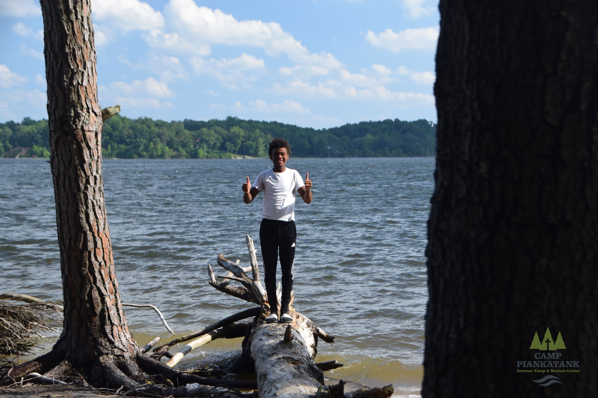 Just kids playing outside, no phones, no TVs. This is peak summer camp fun here at Piankatank!