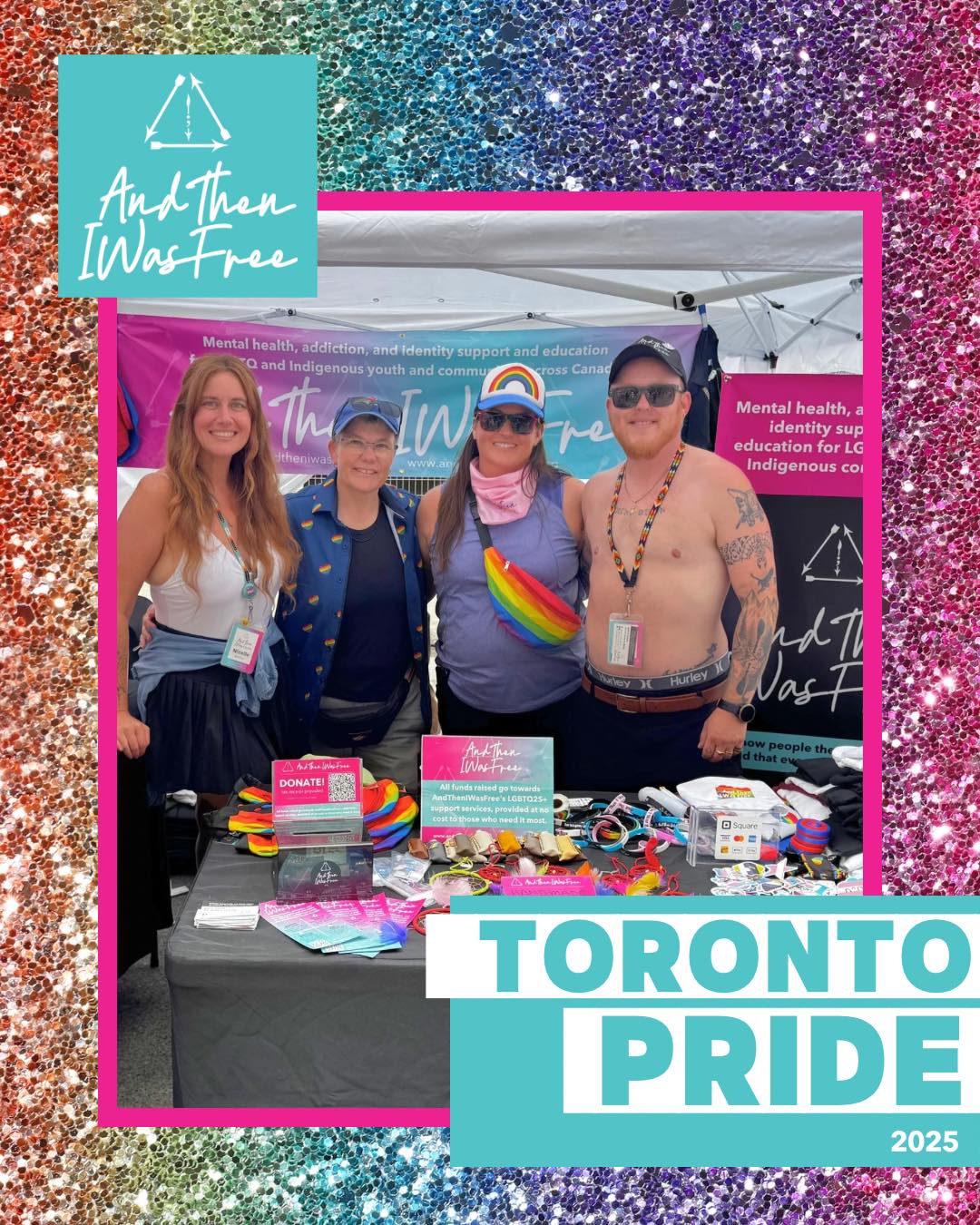 What an incredible weekend at Toronto Pride!
🏳️🌈🏳️⚧️
The energy, the love, the conversations! We are absolutely filled with gratitude. It meant the world to connect with so many amazing humans, share what we do at AndThenIWasFree, and hear your stories. Your support reminds us exactly why we do this work. 🩷
To everyone who stopped by our booth: THANK YOU for showing up, asking questions, and being part of this movement toward safer, more supportive spaces for queer, trans, non-binary, Two-Spirit, and gender-questioning youth. 🩵
And to our phenomenal volunteers: you are the heart of what we do. We couldn’t have done it without your time, energy, and joy. You made this weekend magic. 🙌
Pride might be over, but our work continues year-round, and we’re so grateful to have you with us. 🩷🩵 To continue supporting us, make a donation through the link in our bio. 🫶
#TorontoPride #AndThenIWasFree #TransYouthSupport #LGBTQ2S #CommunityLove #PrideEveryday #ThankYouVolunteers #QueerJoy #toronto #CommunityLove #2spirit #donatetoday #PrideToronto #pride #Pride2025 #PrideIsAProtest #SupportYouth #nonprofit #mentalhealthsupport #SupportTheCommunity #2SLGBTQSupport #supporttransyouth #donatenow #PrideMonth #liveauthentically