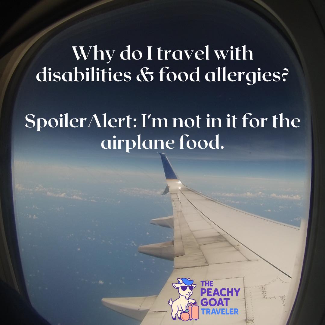 Imagine planning a dream vacation- and packing more meds than swimsuits. That’s my life. I’m Michelle, and I travel with allergies, chronic illness, & questionable decisions. But I do it anyway, and Iam here to help you do the same (with fewer ER visits).
➡️ Read the intro: https://www.peachygoattraveler.com/
#travelwithallergies #ThePeachyGOAT #travel #travelblogger
Tag a friend who gets it. #travelwithallergies