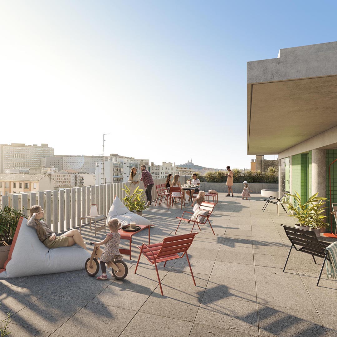 🌿 Dans votre Immeuble Idéal, les espaces partagés sont pensés **avec** les habitants.
Vous choisissez, vous votez, vous décidez.
➡️ Jardin collectif en pleine terre
➡️ Toiture-terrasse aménageable (cuisine extérieure, solarium…)
➡️ Salle commune adaptable : coworking, ciné-club, atelier, etc.
🏡 Un projet qui mise sur la convivialité et l’autonomie des résidents.
Et si l’espace commun redevenait un vrai luxe partagé ?
🔗 Infos et RDV sur : www.immeuble-ideal.fr
#EspacesCommuns #HabiterEnsemble #VivreAutrement #LImmeubleIdéal #personnalisable #évolutif #partagé #BRS #Marseille #HabitatUrbain #Ville #architecture #Durable #ModusAedificandi #ProcivisProvence @immeuble_ideal @modusaedificandi @procivisprovence
©Zuh