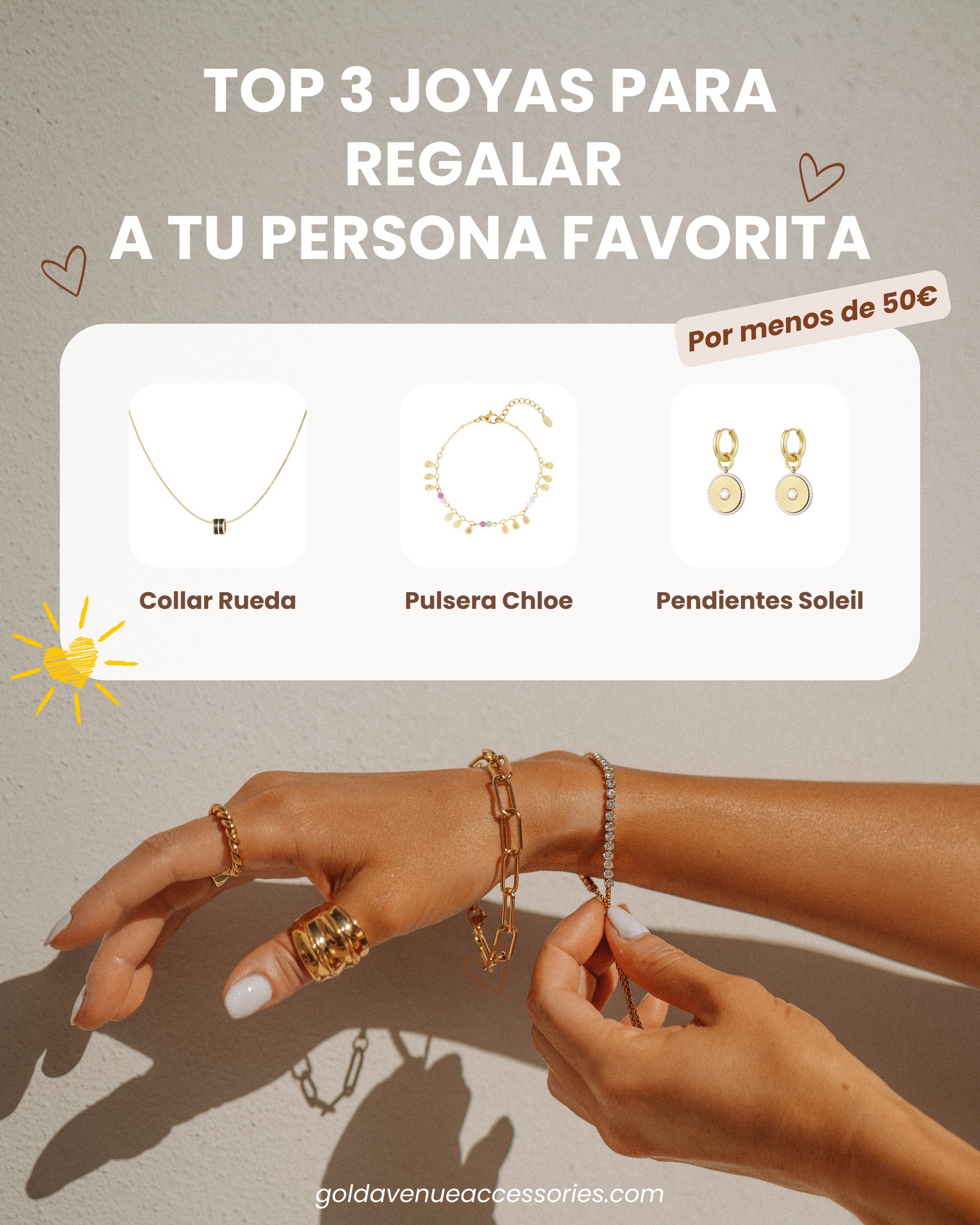 Hoy te traemos algunas ideas para que no falles en tu próximo regalo a tu persona favorita! 🤍 Cualquiera de estas tres joyas son siempre un acierto y es que, quién no las querría llevar puestas? Etiqueta a esa persona que quieres que te las regale 👑
#regalo #joyas #bonita #top3 #compra #chicas