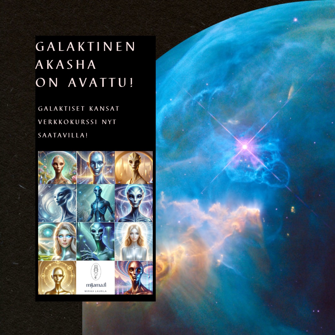 đȘđKutsu Galaktiseen Akashaan đđȘ
Rakas Universumin Ihmisarkkitehti...
âšOletko tuntenut, ettet koskaan ole tĂ€ysin kuulunut ainoastaan tĂ€mĂ€n planeetan realmiin?
âšEhkĂ€ olet tuntenut syvÀÀ kaipuuta paikkaan, jota et osaa sijoittaa tĂ€hĂ€n maailmaan, tĂ€lle planeetalle.
âšEhkĂ€ tunnet yhteytesi tĂ€htiin, tai olet tuntenut sisĂ€isesti: "Muista, kuka todella olet."
âšEi ole sattumaam sillĂ€ tĂ€mĂ€ on vastaus omaan sisĂ€iseen kutsuusi - ja nyt kutsusi ja kaipauksesi syvempÀÀn ymmĂ€rrykseen on saanut muodon.
đ« Galaktinen Akasha on 10 tĂ€htikansan viisauteen pohjautuva verkkokurssi bonusmateriaaleineen, joka auttaa sinua muistamaan galaktisen alkuperĂ€si â ja tuomaan jo valmiiksi aavistamasi asiat osaksi elĂ€mÀÀsi tÀÀllĂ€.
Jos tunnet, ettÀ tÀmÀ on se mitÀ olet odottanut ja etsinyt heinÀkuun supertarjous kurssille on voimassa 1.-8.7.25 - hyödynnÀ se nyt! Tutustu Galaktiset kansat verkkokurssiin tÀstÀ linkistÀ tai biosta: mijama.fi/galaktinen-akasha
Rakkain terveisin,
Galaktinen konsulttisi, Mirika Laurila
#tÀhtelÀiset #galaktisetkansat #galaktinenakasha #lÀhdekenttÀ #tietoisuusverkosto #rakkausÀly #galaktinenihminen