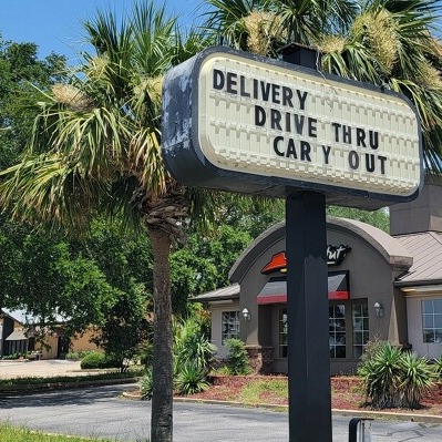 Pizza Hut
141 Miracle Strip Pkwy SW,
Fort Walton Beach, FL 32548
Install ( 1 ) New 2-Sided Custom built all aluminum cabinet - Pylon / Freestanding Sign with ( 2 ) New .15 Polycarbonate Faces
Thanks to our awesome team for knocking out another custom Cabinet
If you would like a custom sign,
please give us a call or text or email and
our awesome team can definitely take care of you
TEAM850signs@gmail.com
#850signs #Fortwaltonbeach #LEDcustomSignCabinet #SignInstallation #PizzaHut