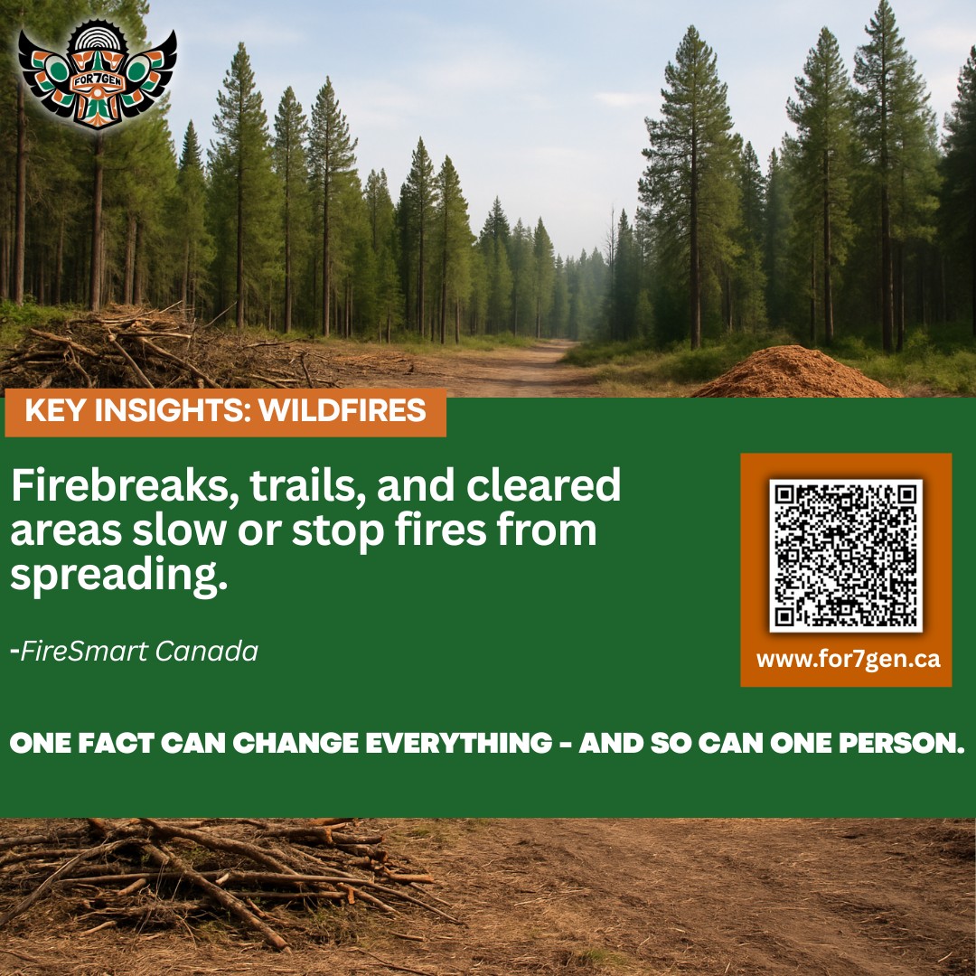 🌱 One Fact Can Change Everything – And So Can One Person.
🔍 Did you know?
Firebreaks, trails, and cleared areas slow or stop fires from spreading.
📊 Source: FireSmart Canada
Want to learn more or share your voice?
👉 Visit https://itotem.trustedinsights.io/team/itotem-app-team/for7gen-micro-survey-campaign or scan the QR code in the post!
#For7Gen #Bioenergy #CleanEnergy #Renewables #YouthForChange #ClimateAction #EnergyTransition #OneFactCanChangeEverything