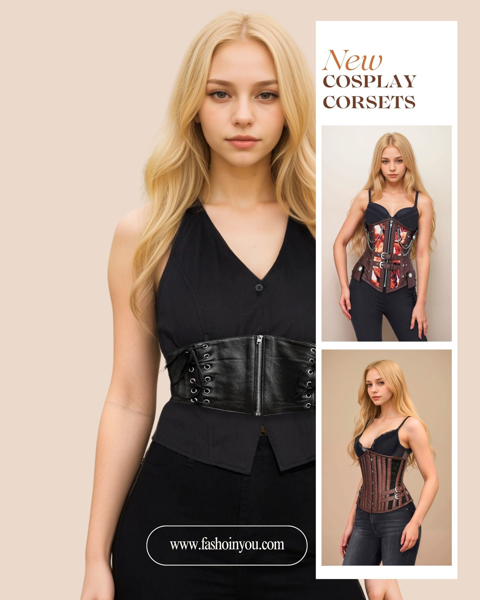 Level up your cosplay game! 🎮 Our latest drop of cosplay-themed corsets are here, featuring intricate details and a perfect fit designed to bring your favorite characters to life. Each piece is crafted to make you feel powerful and look absolutely epic. Which character are you channeling next?
#CosplayReady #Corsetry #HandmadeCosplay #FandomFashion #EpicCosplay #CharacterDesign #SupportSmallBusiness #GeekChic #ConLife #CosplayInspiration #NewArrivals