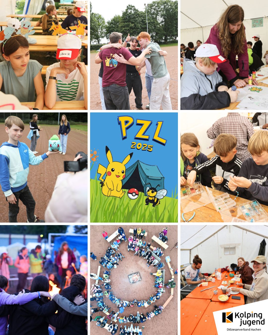 Nun ist das PZL 25 schon drei Wochen her! Mit einem tollen Programm, lustiger Animation, viel Musik und einem schönen Gottesdienst war das Pfingstzeltlager in der Pokémon-Edition ein echtes Highlight. Vielen Dank an alle engagierten Helfer*Innen, die das Pfingstzelten der Kolpingjugend Aachen zu so einem tollen Event machen!
#zeltlager #pfingsten #pzl25 #pfingstzeltlager #pzl #kobieac #kolpingwirkt #kolpingvorort #zusammenlebenstärken #kolpingjugenddeutschland #kolpingjugendaachen #kolping #kolpingjugend
