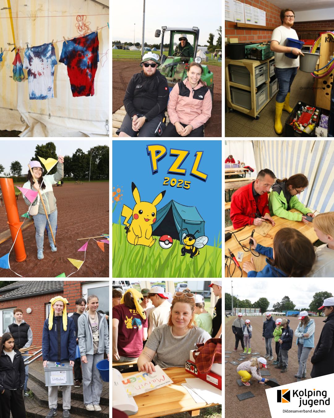 Nun ist das PZL 25 schon drei Wochen her! Mit einem tollen Programm, lustiger Animation, viel Musik und einem schönen Gottesdienst war das Pfingstzeltlager in der Pokémon-Edition ein echtes Highlight. Vielen Dank an alle engagierten Helfer*Innen, die das Pfingstzelten der Kolpingjugend Aachen zu so einem tollen Event machen!
#zeltlager #pfingsten #pzl25 #pfingstzeltlager #pzl #kobieac #kolpingwirkt #kolpingvorort #zusammenlebenstärken #kolpingjugenddeutschland #kolpingjugendaachen #kolping #kolpingjugend