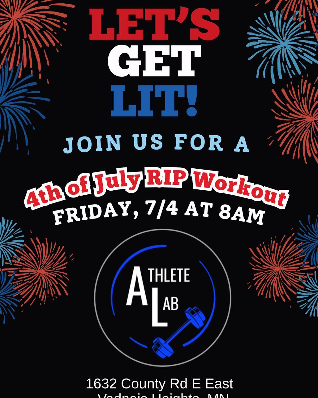 🎆🍔Before hitting the lake, parade, or BBQ… start your 4th of July with an explosive RIP workout. 1 class - 8am!💪💪
👇👇👇Sign Up Link in the comments, below!
*There will be no Performance Run on 7/3, and no other classes on 7/4.