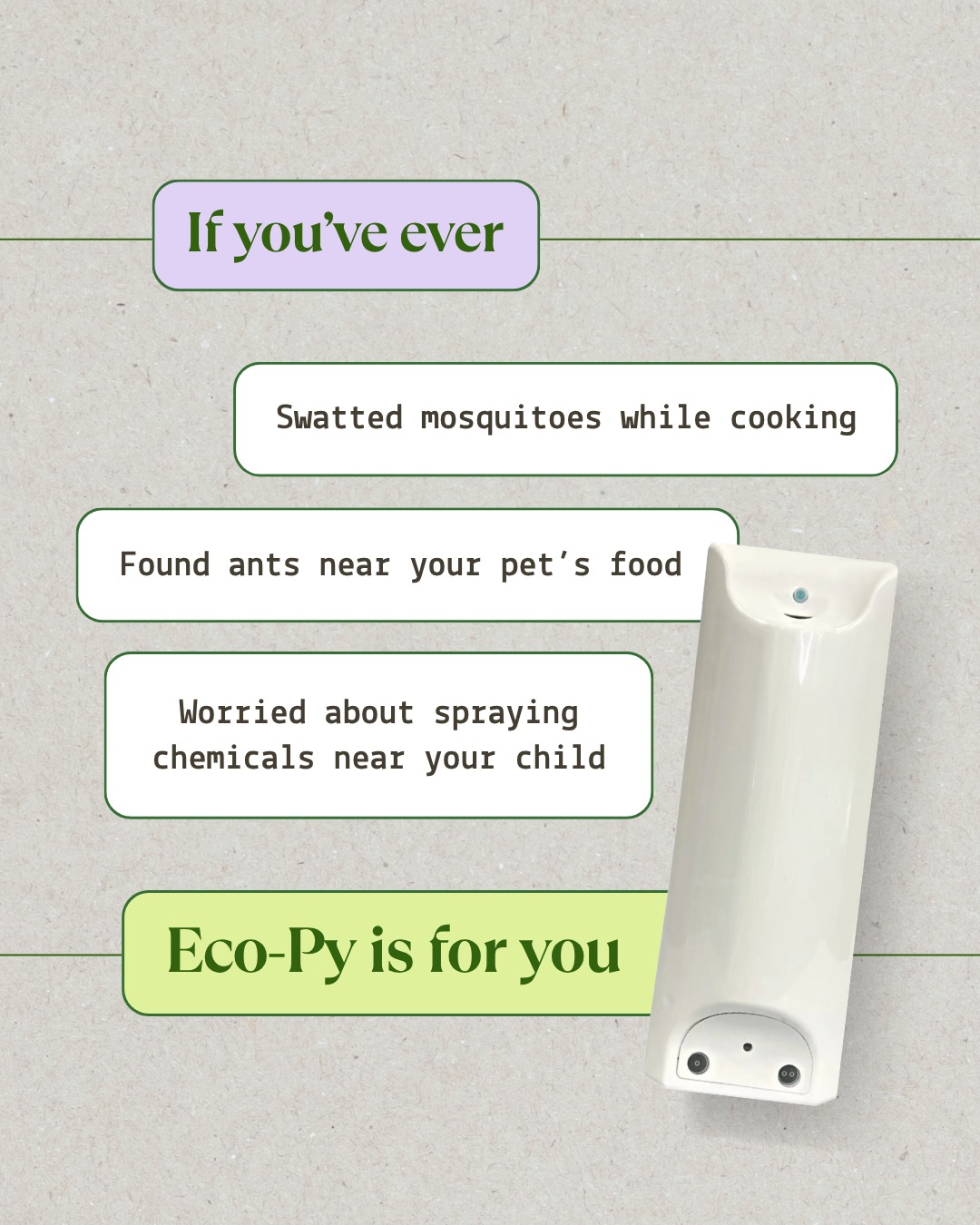 Bugs in the kitchen? Worried about chemicals near kids or pets?
Eco-py keeps insects out — safely and naturally. Made with pyrethrin from chrysanthemum flowers, it protects your home 24/7 without harsh sprays.
🛒 Shop now at ourlifestyleshop.com. Link in bio!
#SafeHomeEveryday #EcoPyProtection #CleanWithoutCompromise