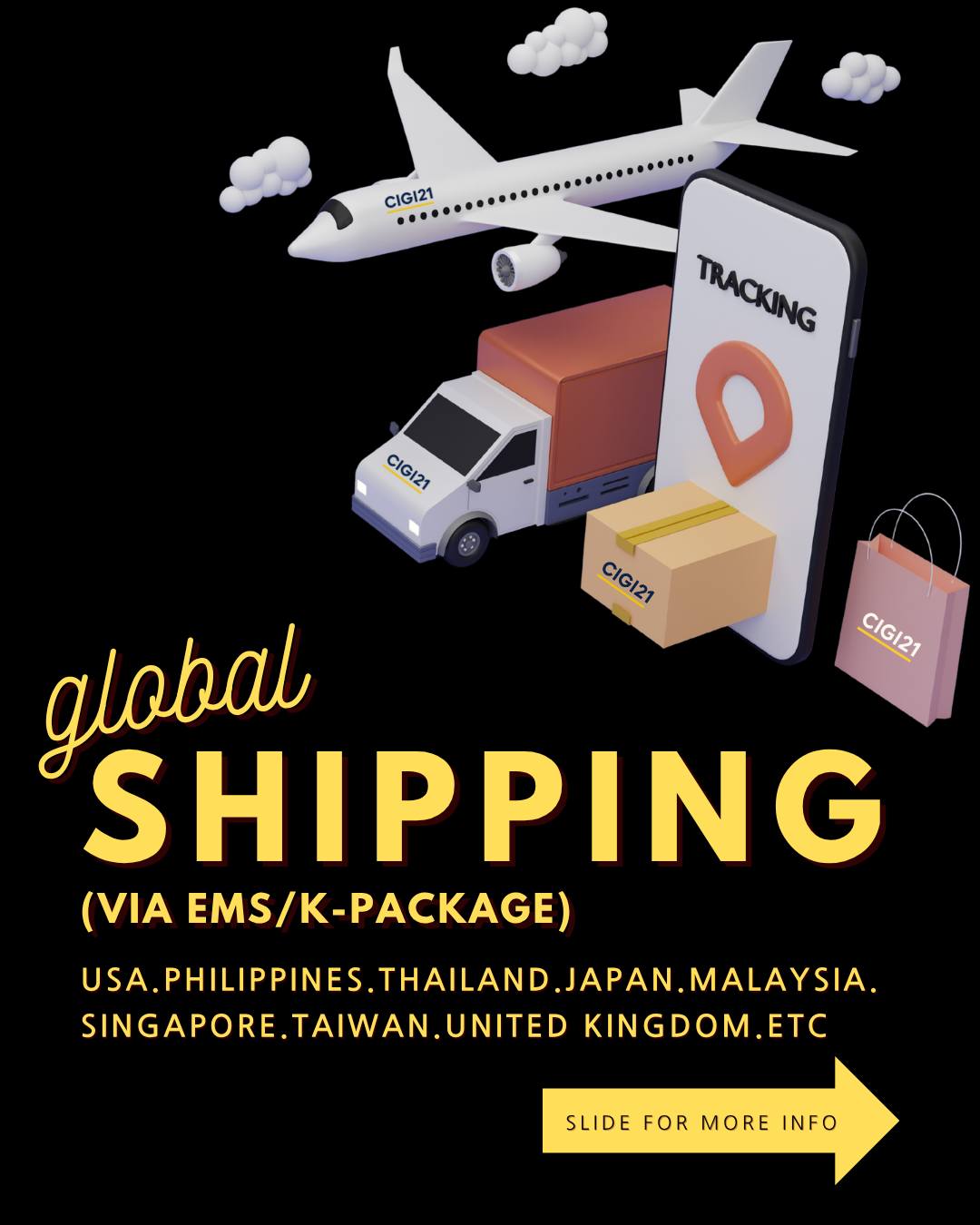 📦 CIGI21 GLOBAL SHIPPING NOW AVAILABLE!
Get your favorite Korean products delivered to your country via EMS / K-Package ✈️
🇺🇸🇵🇭🇹🇭🇯🇵🇲🇾🇸🇬🇹🇼🇬🇧 and more!
✅ Fast & safe shipping
✅ Tracking available
✅ Transparent fee — no hidden charge
📲 DM @cigi21.kr or WhatsApp us at +62 812-8032-7127
LINE: @sukacitta
Let’s start your Korean shopping journey!
#koreanshopping #koreaproducts #emsusa #buyfromkorea #koreanbeautyusa
📦 CIGI21のグローバル配送がスタートしました!
お気に入りの韓国商品をEMS / Kパッケージで日本へお届けします ✈️
✅ 安心・安全な発送
✅ 追跡可能
✅ 隠れた料金なし、明確な料金表
📲 ご注文は @cigi21.kr へDM、またはWhatsApp (+62 812-8032-7127)、LINE: @sukacitta
#韓国通販 #韓国コスメ #韓国ファッション #EMS日本 #Kパッケージ #韓国商品 #cigi21 #韓国からのお取り寄せ #韓国ショッピング
📦 CIGI21 พร้อมจัดส่งทั่วโลกแล้ว!
สั่งสินค้าจากเกาหลีง่ายๆ ส่งตรงถึงไทยผ่าน EMS / K-Package ✈️
✅ จัดส่งรวดเร็ว ปลอดภัย
✅ มีระบบติดตามพัสดุ
✅ ไม่มีค่าธรรมเนียมแอบแฝง
📲 ทัก DM @cigi21.kr หรือแชท WhatsApp: +62 812-8032-7127
LINE: @sukacitta
#koreashoppingthailand #สินค้าเกาหลี #koreancosmeticsthailand #emsไทย #พรีออเดอร์เกาหลี #จากเกาหลีถึงไทย #คสอเกาหลี #cigi21 #kbeautythailand
📦 CIGI21 全球配送開啟!
最愛的韓國商品,現在可透過 EMS / K-Package 直送台灣 🇹🇼✈️
✅ 安全快速配送
✅ 可追蹤貨件
✅ 費用透明、無隱藏費用
📲 私訊 IG @cigi21.kr 或聯絡 WhatsApp +62 812-8032-7127
LINE:@sukacitta
#韓國代購 #韓國商品 #韓國直送 #韓國彩妝 #台灣韓國代購 #ems台灣