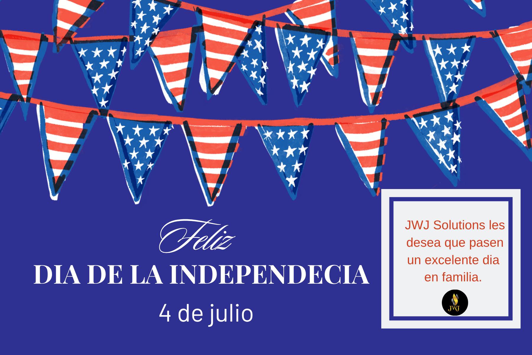 La oficina estara cerrada el 4 de julio por la celebracion del dia de la independencia.