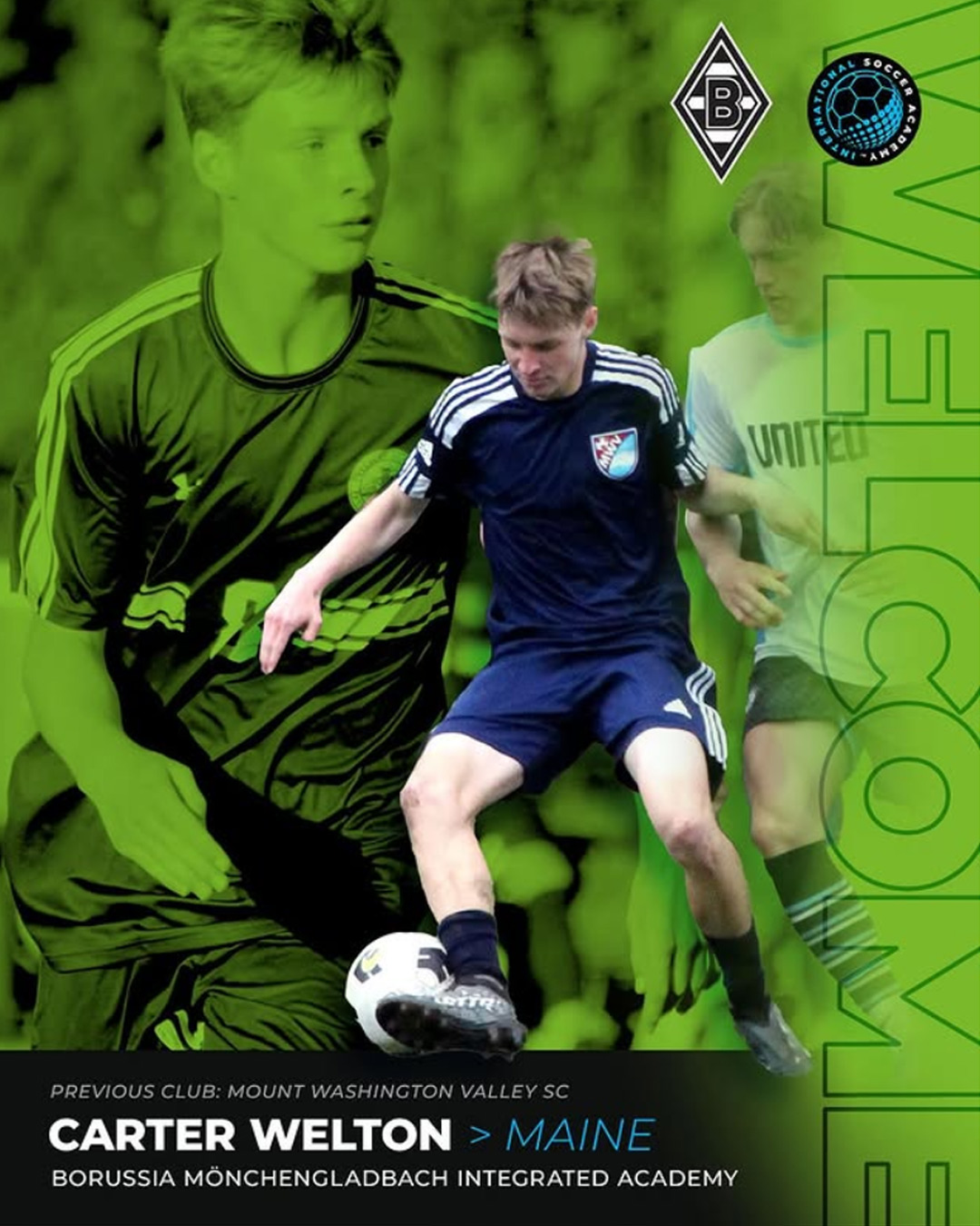 Congratulations to MWV player, Carter Welton! Carter has played on our travel team for the past 3 years and just graduated from Fryeburg Academy, where he was a co-captain of the varsity team and received a Maine All Conference honorable mention.
One of the key factors in being scouted is to have clips that show playing style and ability, especially critical for players from rural regions that don't have the visibility and access that southern NH and Maine club teams do. Carter was able to use footage from last year’s MWVSC games as part of his application and interview process. He is grateful the club made it possible to showcase his skills with those clips, which earned him a spot in Germany.
With dedication and support, the path to professional IS possible! Our sponsors allow MWVSC to offer year-round soccer programs from U3-U19, and help fund filming of select MWVSC games. Reach out to us to learn more about how you can support our local club and players.
MWVSC anticipates great success for Carter in Germany ⚽️⚽️🔥🔥
#mwvsc #internationalsocceracadamy #famens_soccer #nhsoccerclub #nhsoccer #mainesoccer