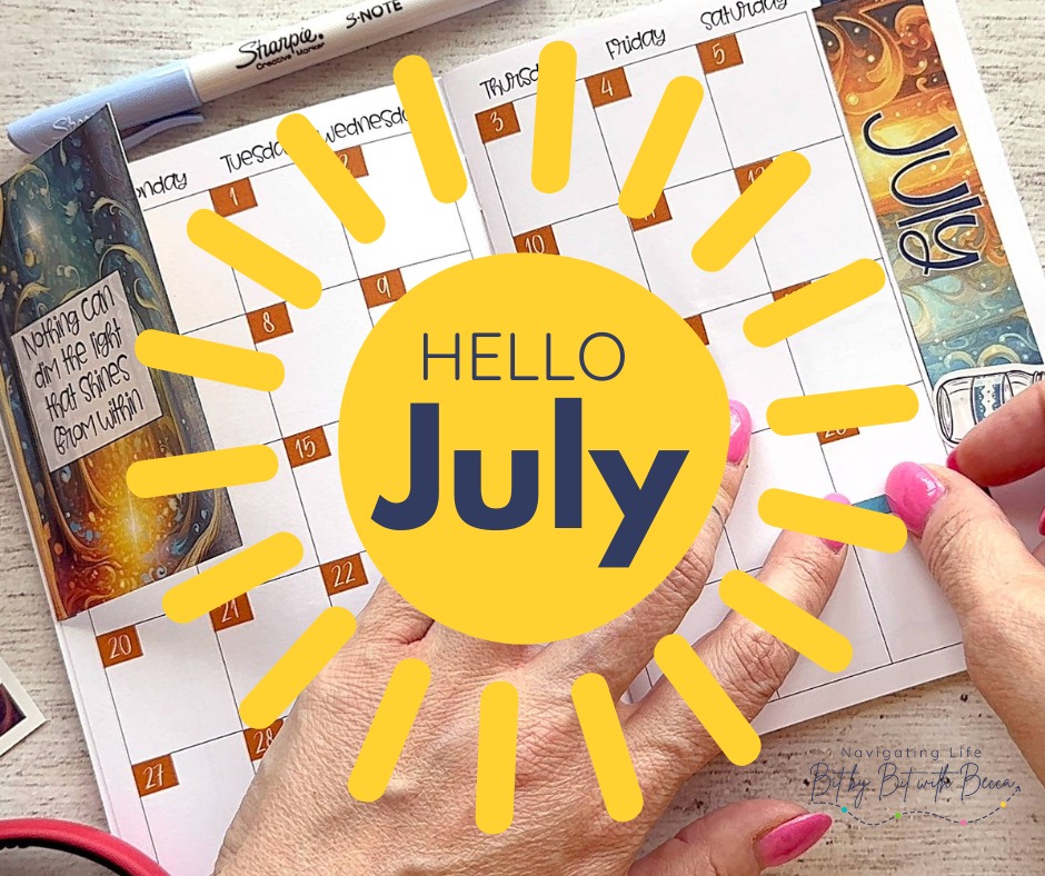 Hello July!🍋☀️
Summer is officially here — and around here, that means turning down the hustle and turning up the joy.
Lazy days don’t mean doing nothing… they just mean doing things differently.
A little slower.
A little sweeter.
A little more intentional.
Whether it’s sketching your next big idea in a beach chair, journaling under a shady tree, or mapping out those “maybe someday” dreams — your planner is the perfect companion for Navigating Life, Bit By Bit.📒✨
☕Tell me:
What does your perfect lazy summer day look like with your planner by your side?
Coffee on the porch?
Poolside sticker time?
Planning at the park with lemon iced tea?
I’d love to hear how you bring a little calm + creativity into your summer days.⛱️🖊️👇
#BitByBitWithBecca #SummerPlanningVibes #SlowDownToShine #CreativePlanningMoments #IntentionalSummer