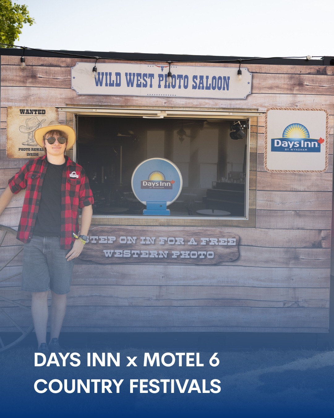 Three festivals. Thousands of smiles. One unforgettable Western-style photo booth experience with @DaysInnCanada 🤠📸
#eXperienceIsEverything #eXperientialMarketing #CountryThunder #BootsAndHearts #DaysInn