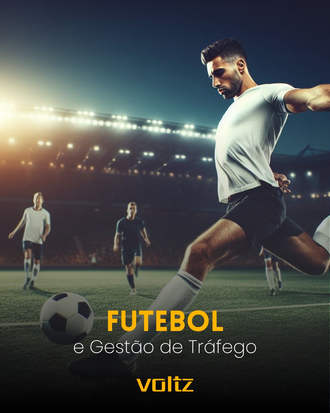 No marketing digital, o jogo é sério — e ninguém vence sozinho.
A Voltz entra em campo como seu time técnico: estudamos o adversário, ajustamos a tática, armamos a jogada e colocamos sua marca na cara do gol. Mas a final é sua. É você quem faz o chute decisivo.
Aqui, tráfego pago é estratégia, parceria e execução com inteligência. Você traz o conhecimento do seu negócio. A gente traz o conhecimento de como colocar ele no radar certo, na hora certa, para as pessoas certas.
Juntos, a gente transforma cliques em conquistas.
Quer tirar seu marketing do banco e partir pro ataque? Fale com a Voltz e entre em campo com a gente.
#VoltzMarketing #TráfegoPago #MarketingQueFunciona #TimeDeResultados #GestorDeTrafego #MarketingDigital #ParceriaEstratégica #NegóciosQueAvançam #MarketingComInteligência