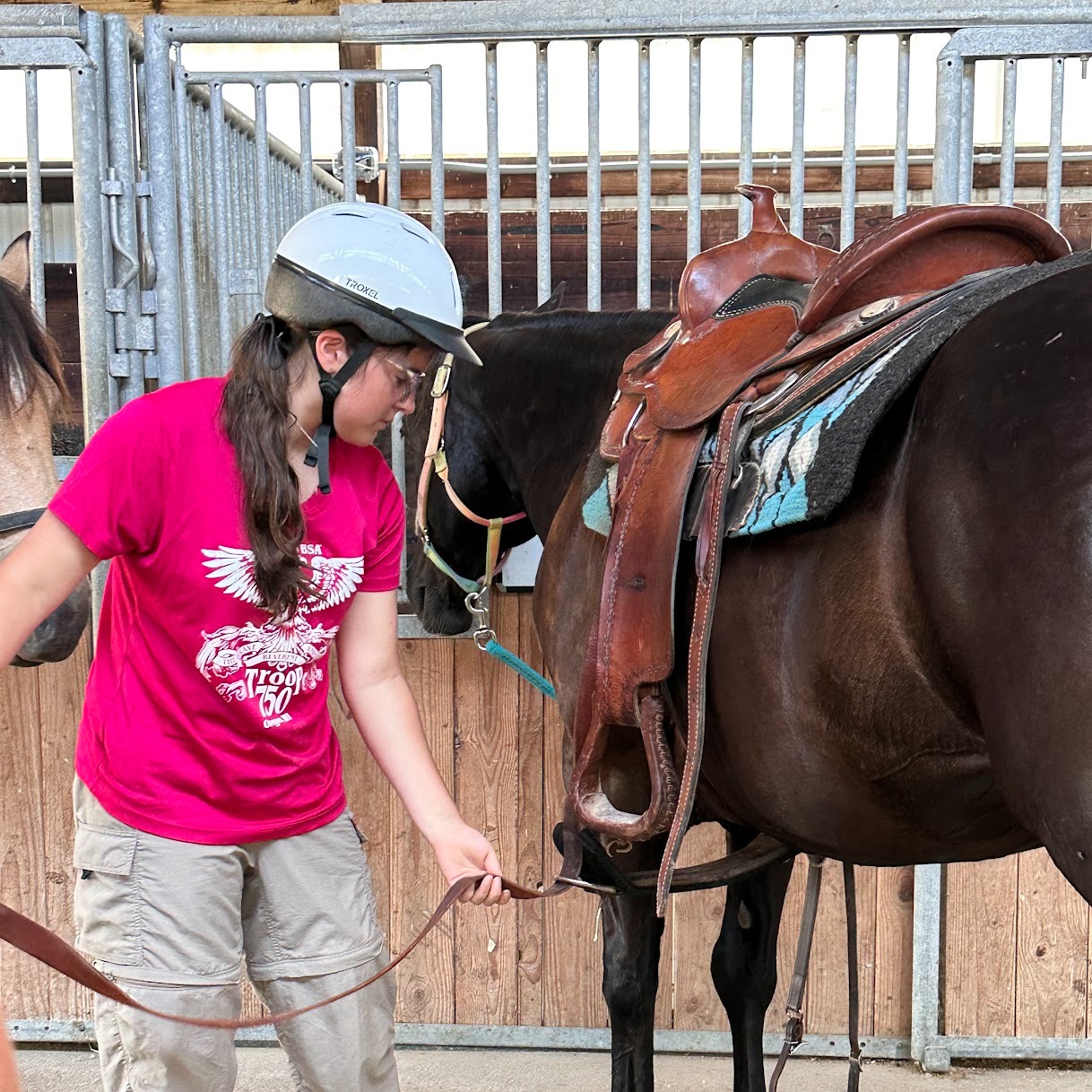 Canyon Camp is thrilled to say that our horsemanship program is going well again this summer! Scouts have the opportunity to learn what it takes to rope and ride (More of the horseback riding aspect).
This program has been a hit since we implemented it last summer. Have you earned the horsemanship merit badge? What is your favorite program at Canyon Camp?
#Webelosweekend #SummerCamp2025 #FindYourselfAtCanyonCamp #eaglescouts #canyoncamp2025 #eaglescout #TheSpiritThrivesIn25 #BSA #findyourselfatcanyoncamp #summercamp2025 #CanyonCamp #orderofthearrow #SummerCamp #oa #BSASumercamp #ScoutLife #TheSpiritThrivesin25 #ScoutingAdventure #CanyonCampBSA