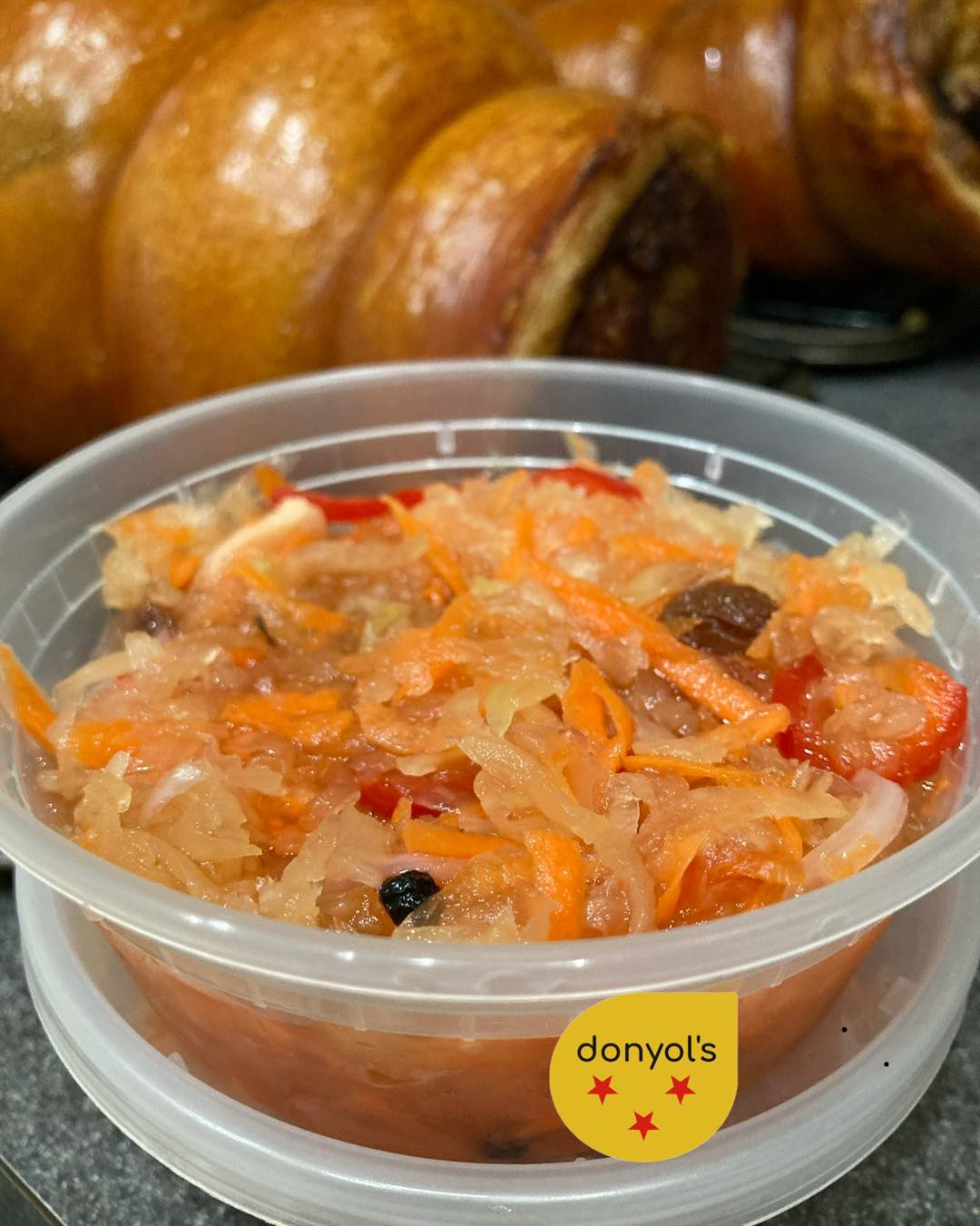 Donyol’s 𝗽𝗲𝗿𝗳𝗲𝗰𝘁𝗲𝗱 the atchara! If you love a sweet, tangy, refreshing side dish for any of your entrees, THIS IS IT‼️ Did we tell you it a 𝗵𝗲𝗮𝗹𝘁𝗵𝘆 𝗽𝗿𝗼𝗯𝗶𝗼𝘁𝗶𝗰 𝗽𝗼𝘄𝗲𝗿 𝗳𝗼𝗼𝗱 because of its pickled preparation?
𝗞𝗲𝗲𝗽 𝘆𝗼𝘂𝗿 𝗴𝘂𝘁 𝗵𝗮𝗽𝗽𝘆 𝗮𝗻𝗱 𝗵𝗲𝗮𝗹𝘁𝗵𝘆 𝘄𝗶𝘁𝗵 𝗗𝗼𝗻𝘆𝗼𝗹’𝘀 𝗔𝗧𝗖𝗛𝗔𝗥𝗔 🧡 Order the 8oz or the 16oz jars‼️ Best served chilled.
🍯 www.donyols.com/menu
🍯 (941) 888-0158
🍯 ᑕᖇᗩᐯE. EᗩT. ᖇEᑭEᗩT.
#craveeatrepeat #authenticcebu #swfl #puso #donyols #filamkids #FloridaPinoy #filipinofoods #filam #authenticcebuanofoods #swflfoodies #filipinodish #craveeatrepeat💋 #authenticcebulechonbelly #filipinofoodmovement #floridapinoy #filipinocuisine #lechon #lechonbaboy #lechonbelly #siomai #putocheese😋 #acharangpapaya #latik #achara #cebulechon #cebulechonbelly #northportpinoy #shoplocalnorthport