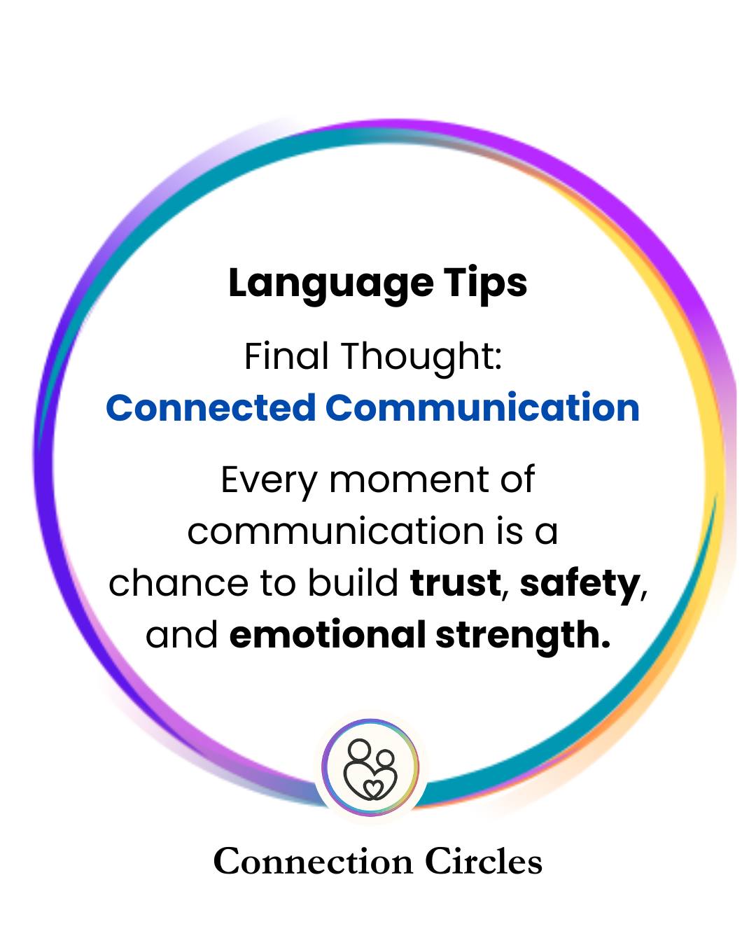 Every moment of communication is a chance to build trust, safety, and emotional strength. We can do this through our communication - follow through - mean what you say.
#connectioncircles
#intentionalliving #nevertolate #relationshiptips #dadsmattertoo #thriving #ParentingJourney #fathers #buildingrelationships #nevertolatetochange #startyoung #emotionalintelligence #earlychildhoodeducation #beingwith #circleofsecurityparenting #bigemotions #sunshinecoastfamilies #carerscount #trainingcourses #singleparents #meetingthechallenge #parentingsupport #COSP #circleofsecurity #GoodEnoughParenting #understandingyourchildsneeds #goodquestion #ChildBehaviorSupport #changetheworld #childbehaviour