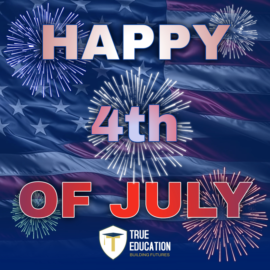 🎆 Happy 4th of July from True Education! 🇺🇸
Today, we celebrate freedom, independence, and the power of opportunity.
At True Education, we believe every student deserves the chance to learn, grow, and chase their dreams—because education is a freedom that lasts a lifetime.
Wishing all our families a safe, joyful, and inspiring Independence Day!
❤️🤍💙
#trueeducation #trueeducation #4thofJuly #independence_day #IndependenceDay #independenceday #BrightFuturesAhead #brightfutures #BrightFutures