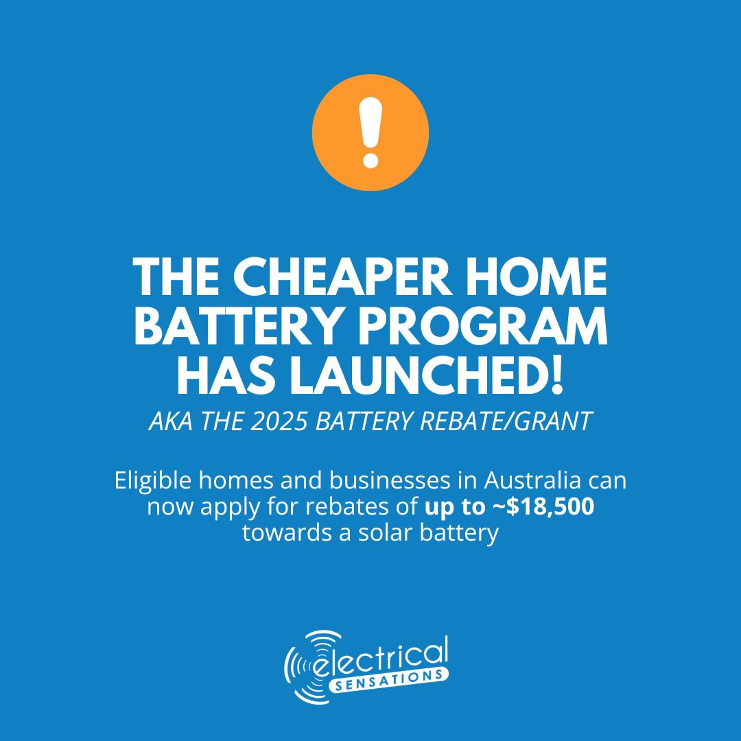 This Queensland Government Cheaper Home Batteries Program is now live! Exciting news for anyone considering adding batteries or installing a new system🔋
In our latest blog, we’ve broken down:
✅ How much you could get
✅ Who is eligible
✅ What to consider before jumping in
Read more here: https://www.electricalsensations.com.au/post/cheaper-home-batteries-program-2025