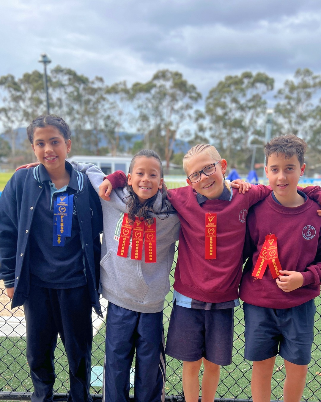 👏 A big congratulations to our students for their wonderful efforts at District Athletics! Their sportsmanship, encouragement, and cheering each other on was fantastic to see. 🏃♀️🏅
Best of luck to all the students heading to Division Athletics next week! We are so proud of you! 🌟
#SJB2025 #stjohnthebaptistprimaryferntreegully #melbournecatholicschools #HopeFilledCommunity #enrichedcommunities #lightingtheirpath #catholiceducation