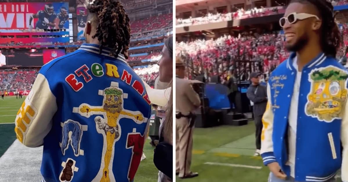 What a choice of attire by Damar Hamlin. The devil is at work and he ain’t playing around. This jacket / design is not glorifying Christ Jesus the King of kings!