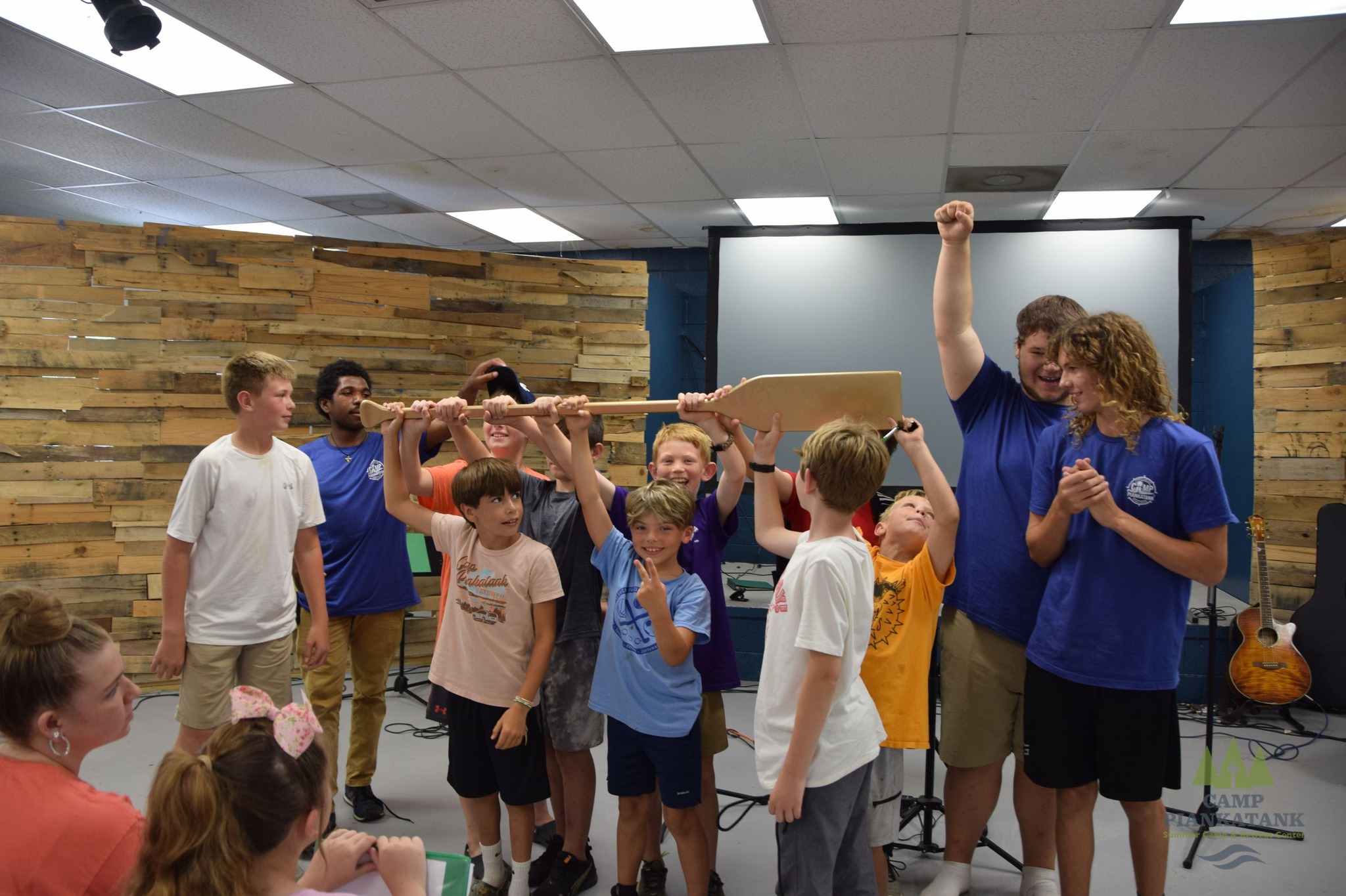 Session 4 is here! The big question is.... which cabin will win the Golden Paddle this week? Campers have to have a clean cabin, good behavior, memorize Bible verses, and win games to get points towards the Golden Paddle.