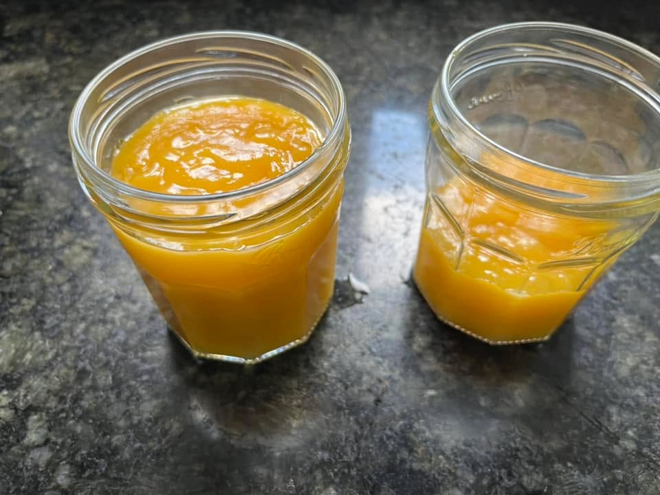 Eclectic products for a Sunday:
Solid oak shelf
Amazingly sunny lemon curd (no colour added just our hen’s yolks come out like that)