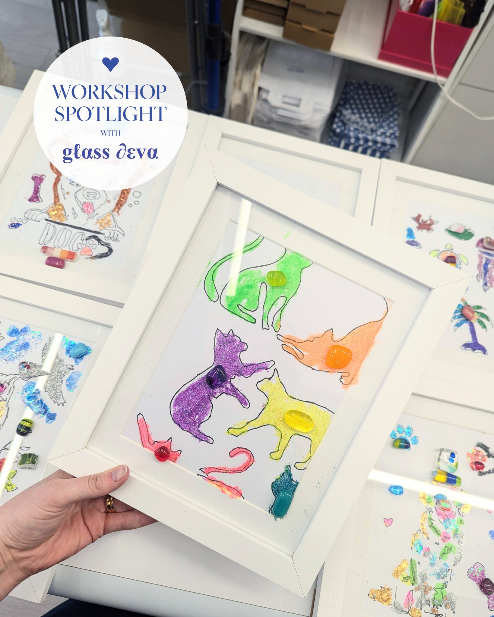 🎉 Workshop Spotlight 🎉
Look at these gorgeous framed creations made during one of our recent children’s birthday parties! 🖼✨
The creativity (and giggles!) were flowing, and everyone went home with a unique piece of art to treasure.
Our workshops are perfect for:
🎂 Birthday parties
👩👩👧 Family get-togethers
🎨 Creative days out with friends
Whether you’re 6 or 60, we’ll guide you step-by-step so you can relax, create, and have fun.
📅 Book your own workshop today by heading to our website www.glassdeva.co.uk
#childrenspartyideas #thingstodoinchester #fusedglassart #microwavekiln #fusedglassartwork #handmadeuk #thingstodoincheshire #familydaysout #giftsformum #FusedGlassGifts #handmadefun #makingmemories #familytime #fusedglassworkshop #letterboxgifts #FusedGlassFun #kidspartyideas #fusedglassfun #HalfTermActivities #CreativeWorkshops #FusedGlassWorkshop