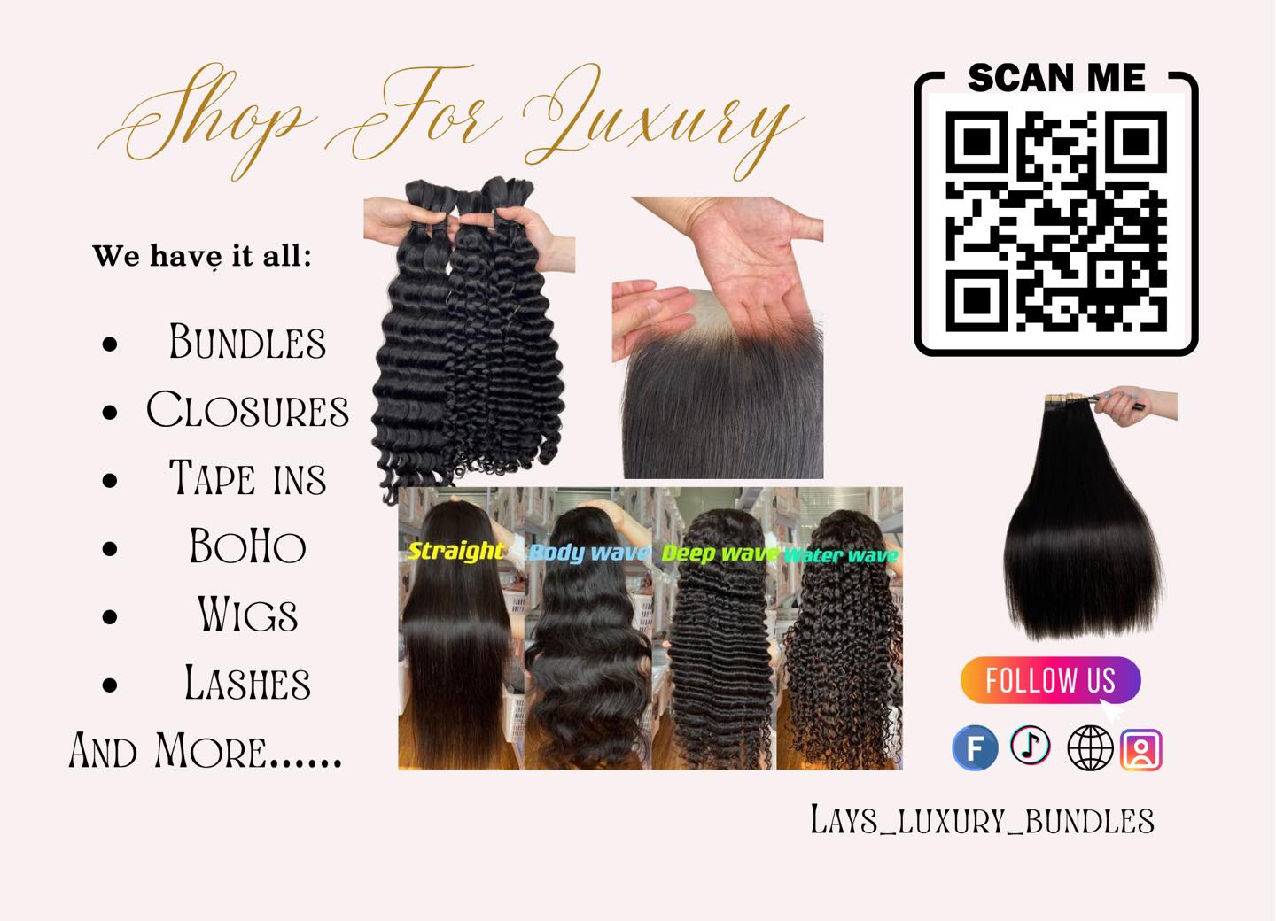 Shop deals every day‼️ laysluxurybundles.com #tapeinextensions #frontalponytail #wigs #customizedwigs #frontal #smallbusinesssupportingsmallbusiness #frontalsewin #closures #bundles #shop #bohostyle #lashes #bundle #bundlesforsale #wigsforsale