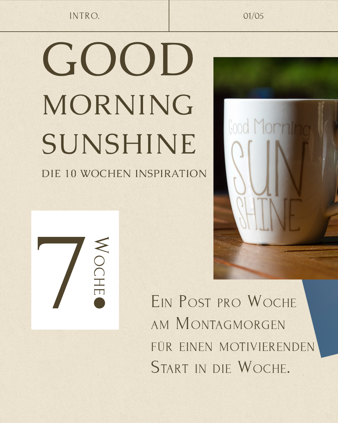 Goodmorning Sunshine heißt heute:
Nicht mehr leisten – sondern mehr leben.
Und der erste Schritt? Ein ehrliches „Danke“.
#goodmorningsunshine #dankbarkeitimalltag #achtsamstarten #berufstätigundbewusst #kleinerituale #energieammorgen