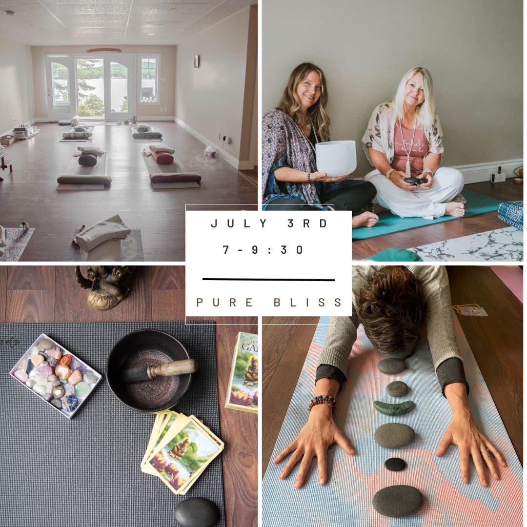 Tomorrow evening I am hosting an Evening of Bliss with Christine Bizier. Tea ceremony + Crystal and Hot Stone Yin Yoga + Intuitive Card readings.
✨Message me to reserve your spot✨