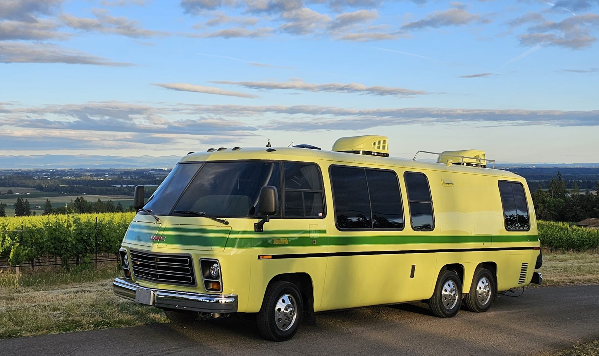 Just bought another bullet train coach!
https://www.automodello.com/1973-1978-GMC-MotorHome-1-43-Palm-Beach-Green-p/43g070.htm