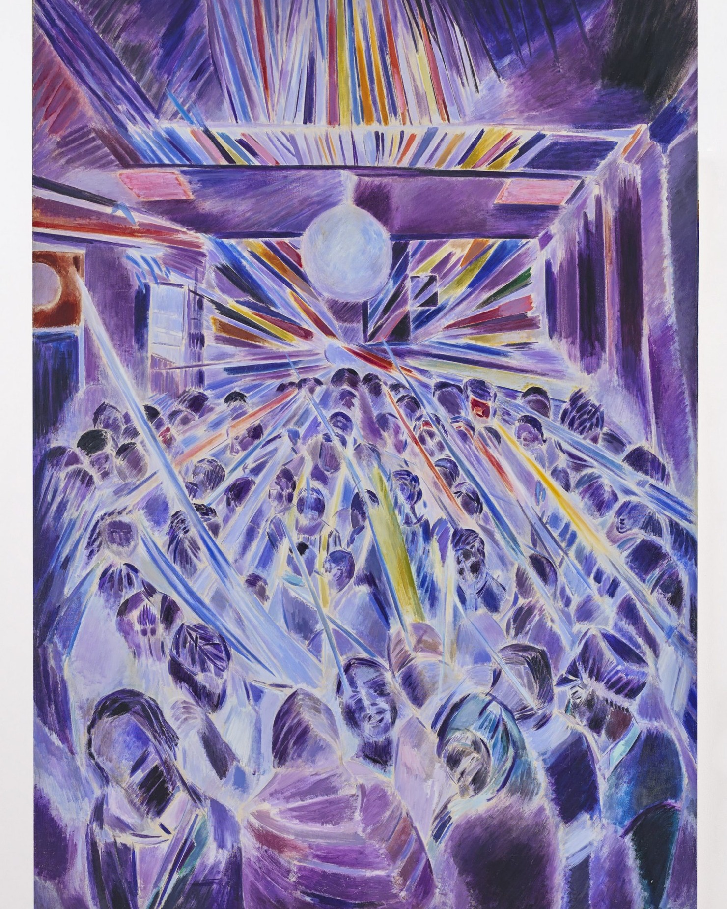 Denzil Forrester is a figurative artist born on the island of Grenada in 1967, who has lived in the UK since the age of 11. Still an art student at the end of the 1970âs, he witnessed first hand the birth of an entirely new music scene, as hip-hop, reggae and dub emerged. Forrester has vivid memories of the nightclubs that played these new sounds, and his experiences of these venues during the 1980âs had a major influence on his painting, as he tried to capture their energy and effervescence.
For a long time, he frequented these clubs several times a week, positioned behind the bar, observing the dancers, the crowd and the DJs. His preparatory drawings, made in smoky darkness, were composed for the duration of a song. The painter therefore tried to recreate the visual, physical and sonic impression of these places in his richly coloured works. The dancers who populate his works are often captured in motion, in the midst of multicoloured lasers that convey the frenetic rhythm and light effects of the clubs.
There is a strong influence of modernism in Forresterâs representations: the musical trance is depicted with brightly coloured facetted planes and distorted perspective lines in the manner of Paul CĂ©zanne. The influence of German expressionists such as Max Beckmann and Otto Dix is also perceptible in the angular, prismatic appearance of his figures, fragmented by clashing stroboscope beams. Finally, he is also inspired by the painters of the Harlem Renaissance movement, some of whom documented the golden age of jazz in the early twentieth century. It is safe to say that Forrester has achieved something just as significant: with a career spanning more than four decades, the artist has become one of the most cherished witnesses to the emergence of a British Afro-Caribbean culture, whose diaspora frequented these clubs in the late 1970âs and 1980âs.
#denzilforrester #contemporaryart #art #paintingđš