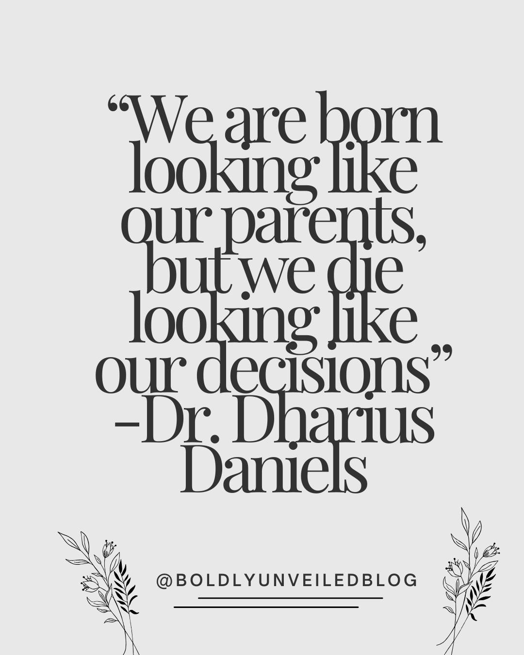 In the words of Pastor Daniels, "Our DNA may determine our traits, but our decisions determine our trajectory. Even the devil can't destroy our life without us participating in our destruction through our decisions."
✨Satan only INFLUENCES us to step outside the will of God; it is US who make the DECISION to carry out the act.
Whew!! 😮💨 That was good and nothing but the truth! ✨
🎥YouTube: Dharius Daniels TV/ Title: World War Me/ Self Sabotage ❤
#DhariusDaniels #dhariusdaniels #WordOfGod #ManOfGod #selfsabotage #worldwarme #quotes #inspirations #inspiration #boldlyunveiled #explore #explorerpage