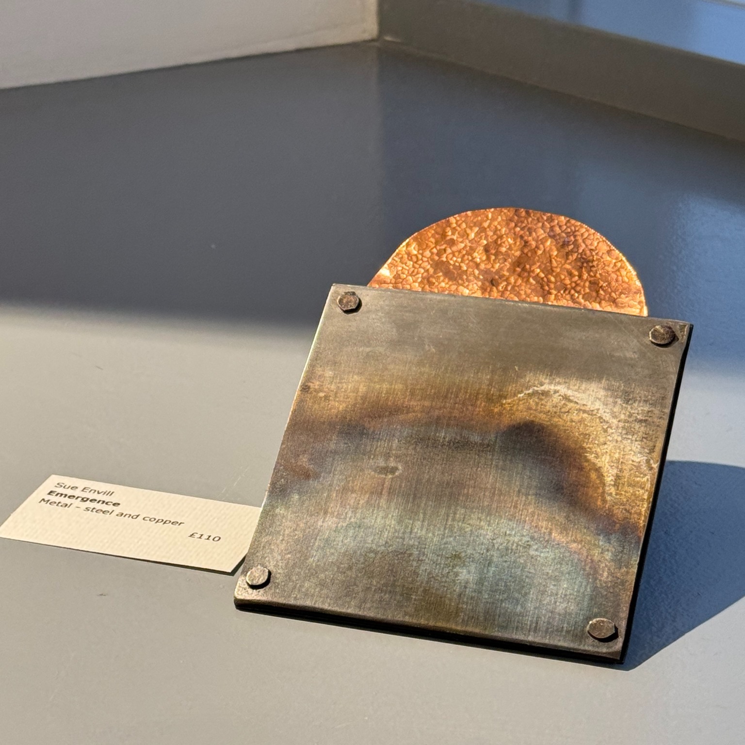 3 members are at Urras Oighreachd Ghabhsainn - Galson Estate Trust
Open 24 to 26 July and 28 July to 2 August - open throughout the second week!
Envill Art - https://www.openstudioshebrides.com/full-members/envill-art
Sue explores copper, steel and wood through sculpture and form.
#OpenStudiosHebrides #OpenStudios #LocalArtistShowcase #OuterHebrides #IsleOfLewis #IsleOfHarris #Crafts #ArtsAndCrafts #Artists #ScottishArtistsAndMakers #Stornoway #Hebrides