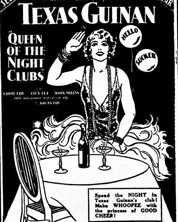 Le saviez vous ?
✨ Il suffit d’associer « Jazz » et « bar » dans une phrase pour replonger dans l’atmosphère des années 20 à New York : la prohibition, les speakeasys clandestins où l’on danse le Charleston sur des tables, ivres d’alcool de contrebande. À l’extérieur, Eliott Ness poursuit Al Capone, mais derrière cette scène se cache une femme hors du commun : Miss Texas Guinan.
Persuadée de mourir jeune, Texas veut vivre vite, fort et bien. Elle a déjà passé quelques nuits en prison pour une arnaque, mais à l’aube de la prohibition en 1920, elle voit une opportunité : elle dénonce les gangsters et leur dit : « Donnez moi les clés de vos bars et 50 000 $, je m’occupe du reste. » Capone est choqué, mais lui laisse un mois, une poignée de dollars, et elle prend le contrôle.
Elle exige 50 % des bénéfices — et, de fil en aiguille, ouvre jusqu’à une centaine de speakeasy à travers le pays, générant jusqu’à 700 000 dollars par mois (près de 11 millions d’aujourd’hui). Sa célébrité explose au point qu’un film lui est consacré durant la prohibition. Riche et scandaleuse, Texas devient une star, si puissante que la France menace même d’arrêter tout bateau la transportant.
Les États-Unis, incapables d’imaginer ses revenus, demandent une simulation en faux billets : en billets de 20$, la somme annuelle est astronomique. Mais la prohibition, incapable de tout contrôler, sera finalement levée en 1933. Texas, riche de millions d’échappant à l’impôt, s’éteint un mois plus tôt, à seulement 49 ans.
Une femme, une légende, dont l’histoire témoigne du pouvoir du rêve et de l’audace.