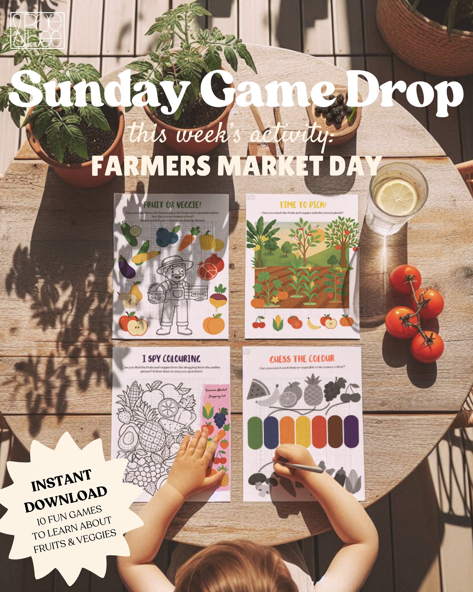 🍅 It’s Sunday Game Drop time!
This week we’re heading to the Farmer’s Market — where learning comes from hands-on fun. 🌽🍓
From sorting fruits & veggies 🥦 to discovering how food grows — this 10-page printable pack helps little ones build real-world knowledge through playful discovery.
🌱 Ideal for ages 2–6
🛒 Encourages independence, colour recognition & categorisation
🧠 Supports Montessori-aligned learning
✨ Only £3 — instant download
➡ Tap the link in bio to grab your printable and bring the market home!
#ScreenFreePlay #MontessoriActivities #MontessoriAtHome #PreschoolGames #FarmersMarketFun #PrintableForKids #EarlyLearningGames #RaeAndBeeStore