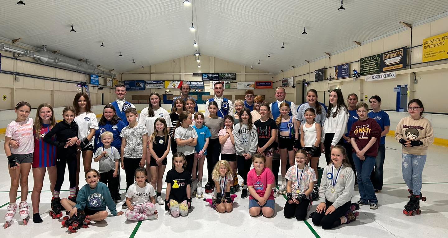 Quick reminder it's the @kelso.civic.week Children’s Roller Skating Gymkhana tomorrow at 1.30pm. This is a fun event for all ages with skating and games for all abilities. The Laddies party be on hand to award medals. Spectators very welcome and @therinkbistrokelso will be open for refreshments.