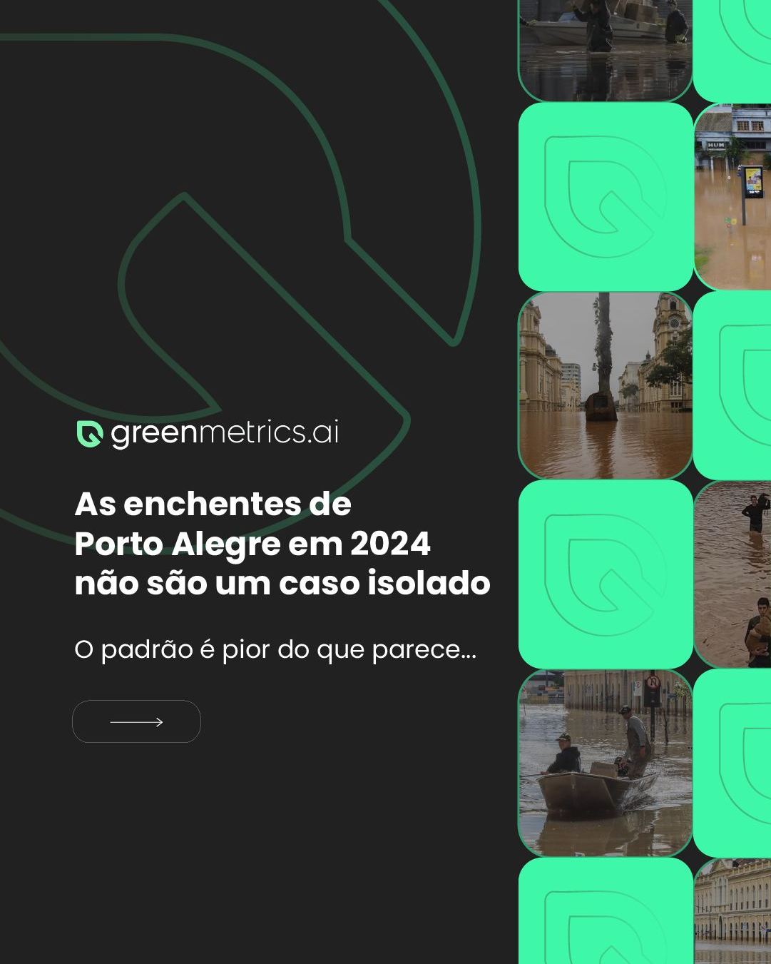 As enchentes de Porto Alegre em 2024 não foram um caso isolado.
É um padrão que vem se repetindo — e se agravando.
Quem está protegendo a sua rua?
Compartilhe com a sua prefeitura e faça parte da mudança.
📚 Fontes:
• Dados de alagamentos: reportagens (2020–2025)
• Dinâmica das chuvas: INMET (2022), MetSul (2022)
• Tendência climática: World Weather Attribution (2024)
• Áreas de risco: Relatório das Áreas de Risco de Porto Alegre (2023)
• Plano de resposta: Plano de Contingência da Defesa Civil (2022)
• Propostas: Plano Diretor de Desenvolvimento Urbano Ambiental (2010)
#PortoAlegre #Enchentes #ClimaExtremo #Prevenção #GreenMetrics #Planors